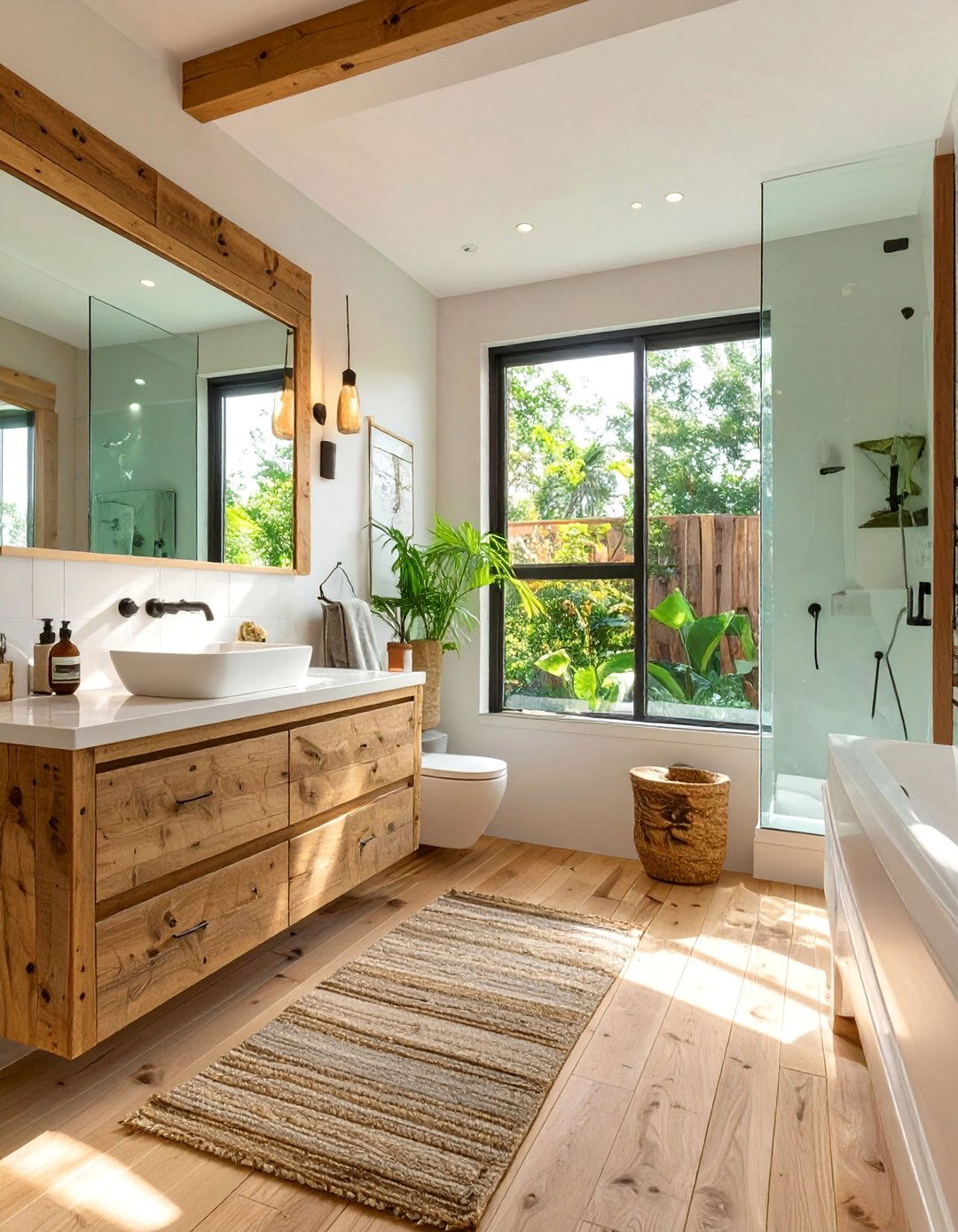 Sustainable Materials Bathroom - 30 bathroom decor ideas 2025