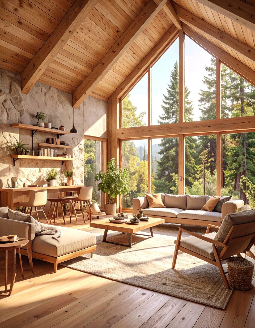 Sustainable Off Grid Residential Cabin - 30 interior design major ideas