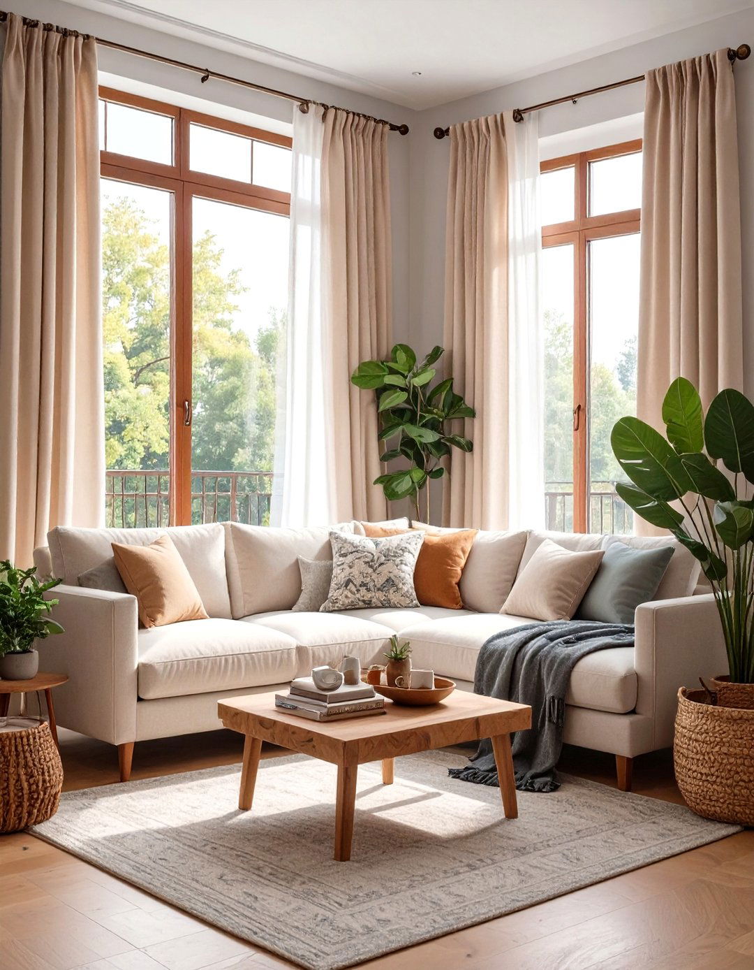 30 Modern Curtain Designs for Living Room Elegance