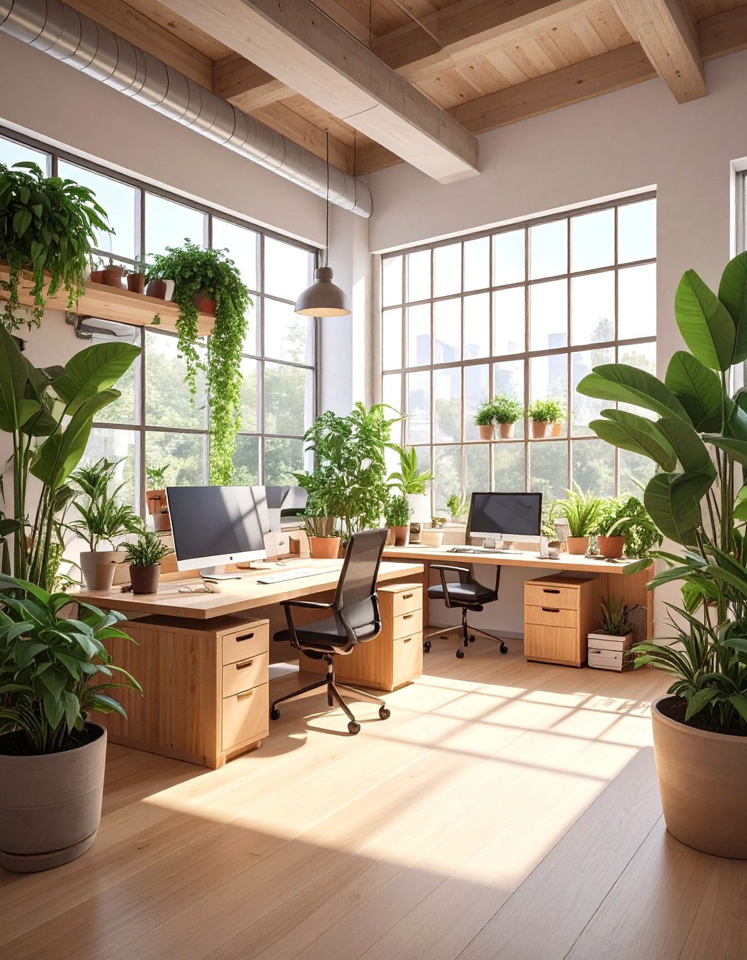 Sustainable and Eco Friendly Hub - 30 modern office interior design ideas