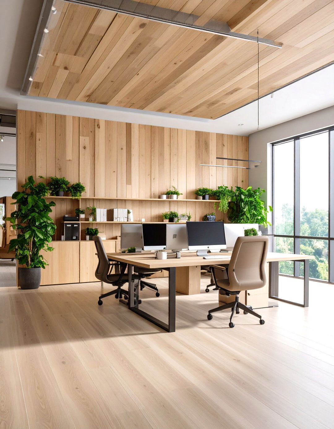 Sustainable and Reclaimed Material Art - 30 professional office wall decor ideas