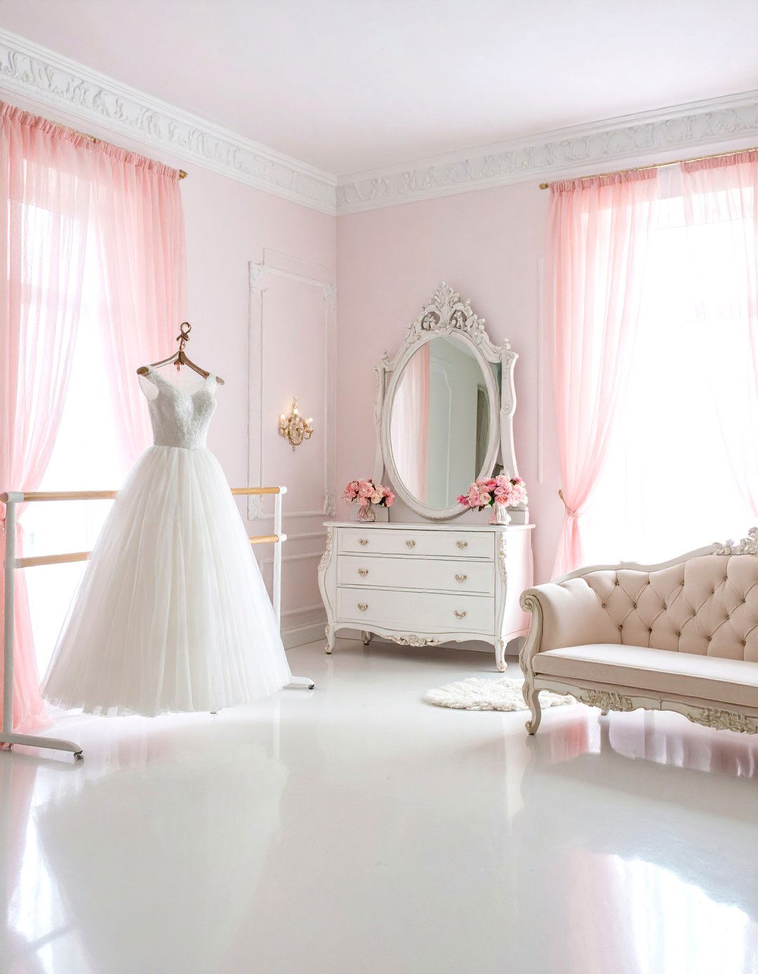 Sweet Swan Lake Ballet Room - 30 little girls room ideas