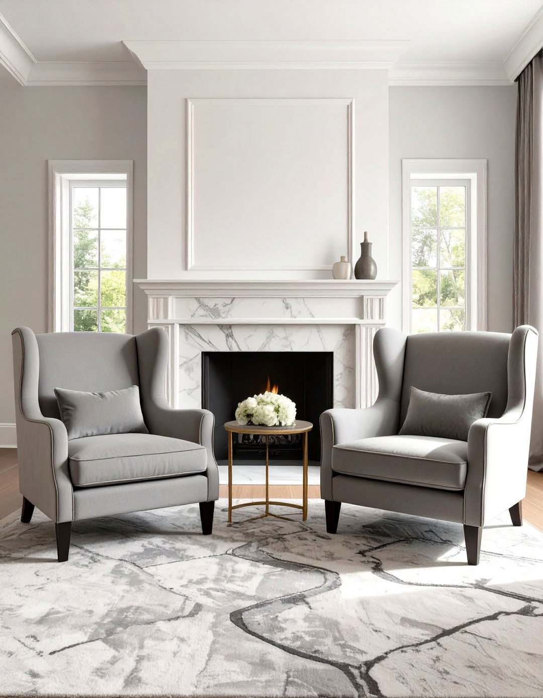 Symmetrical Furniture Arrangement - 30 transitional interior design ideas