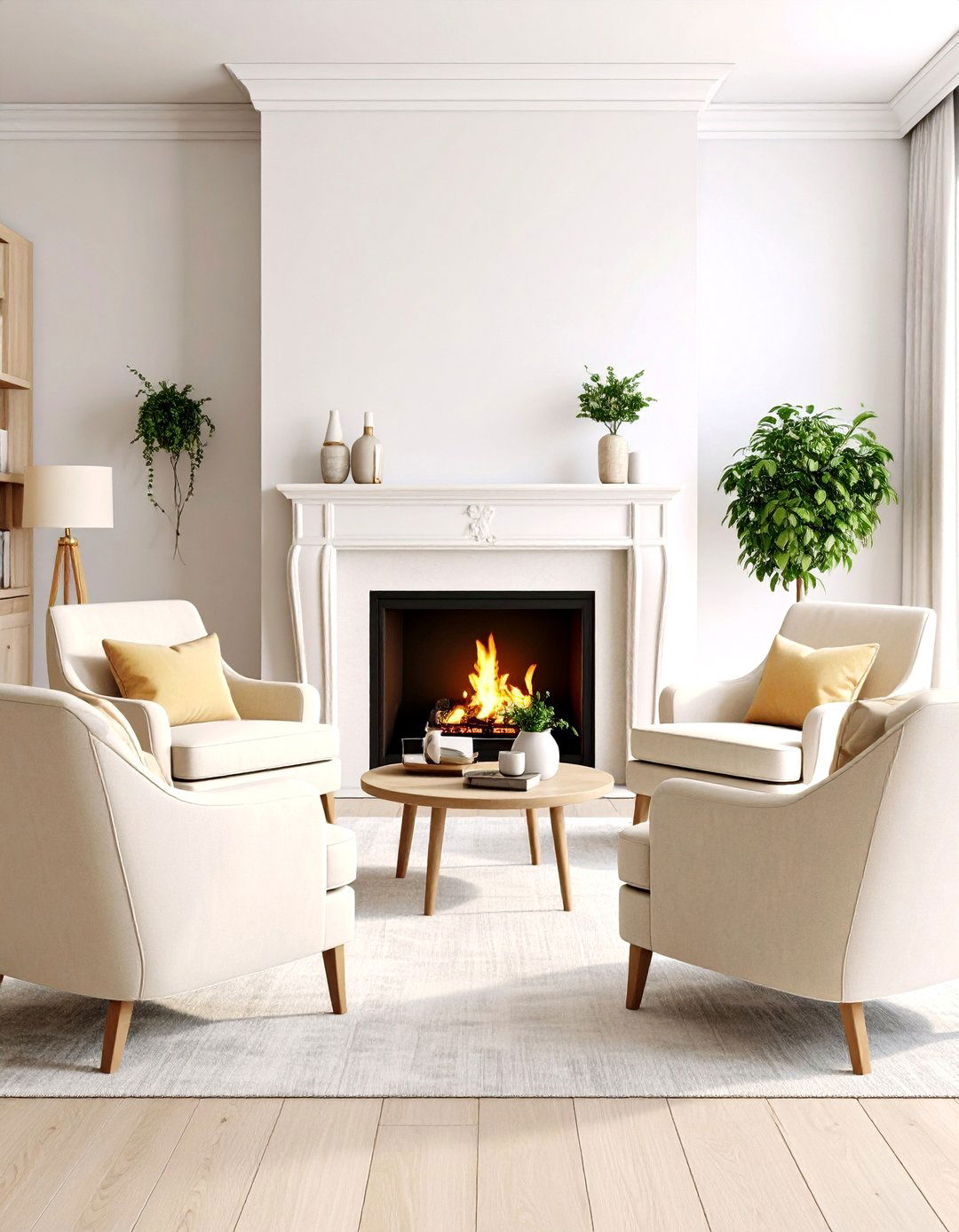 Symmetrical Furniture Arrangement - 30 pottery barn living room ideas