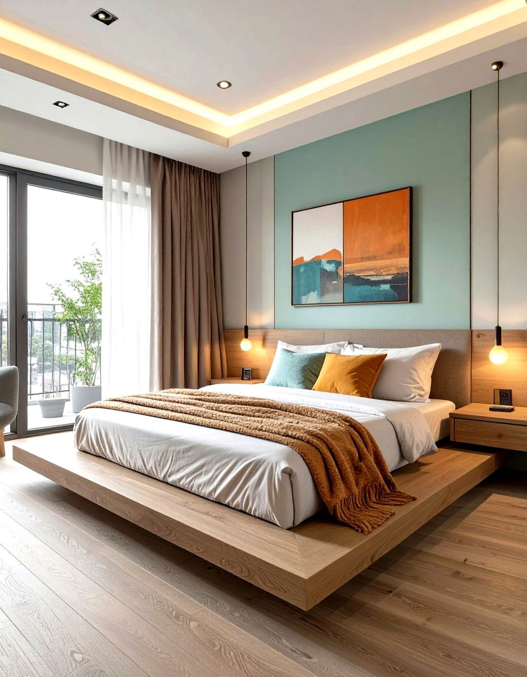 Symmetrical Layout Design - 30 small bedroom design ideas