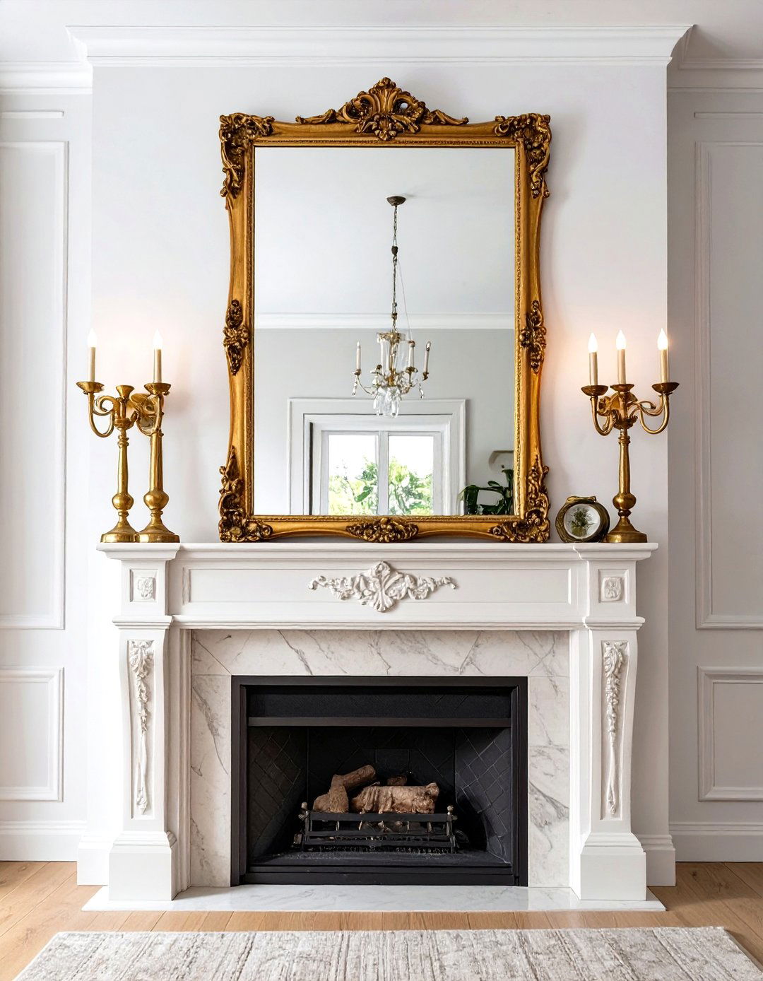 Symmetrical Wall Sconces for Ambient Light - 30 symmetrical balance in interior design ideas