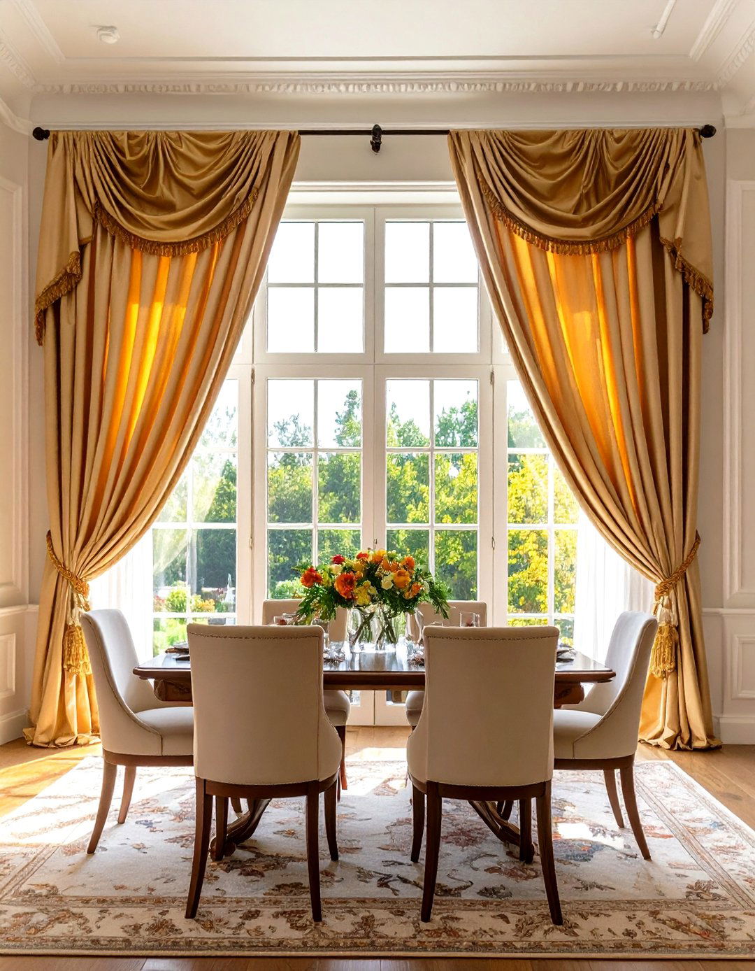 Symmetrical Window Treatments - 30 balance in interior design ideas