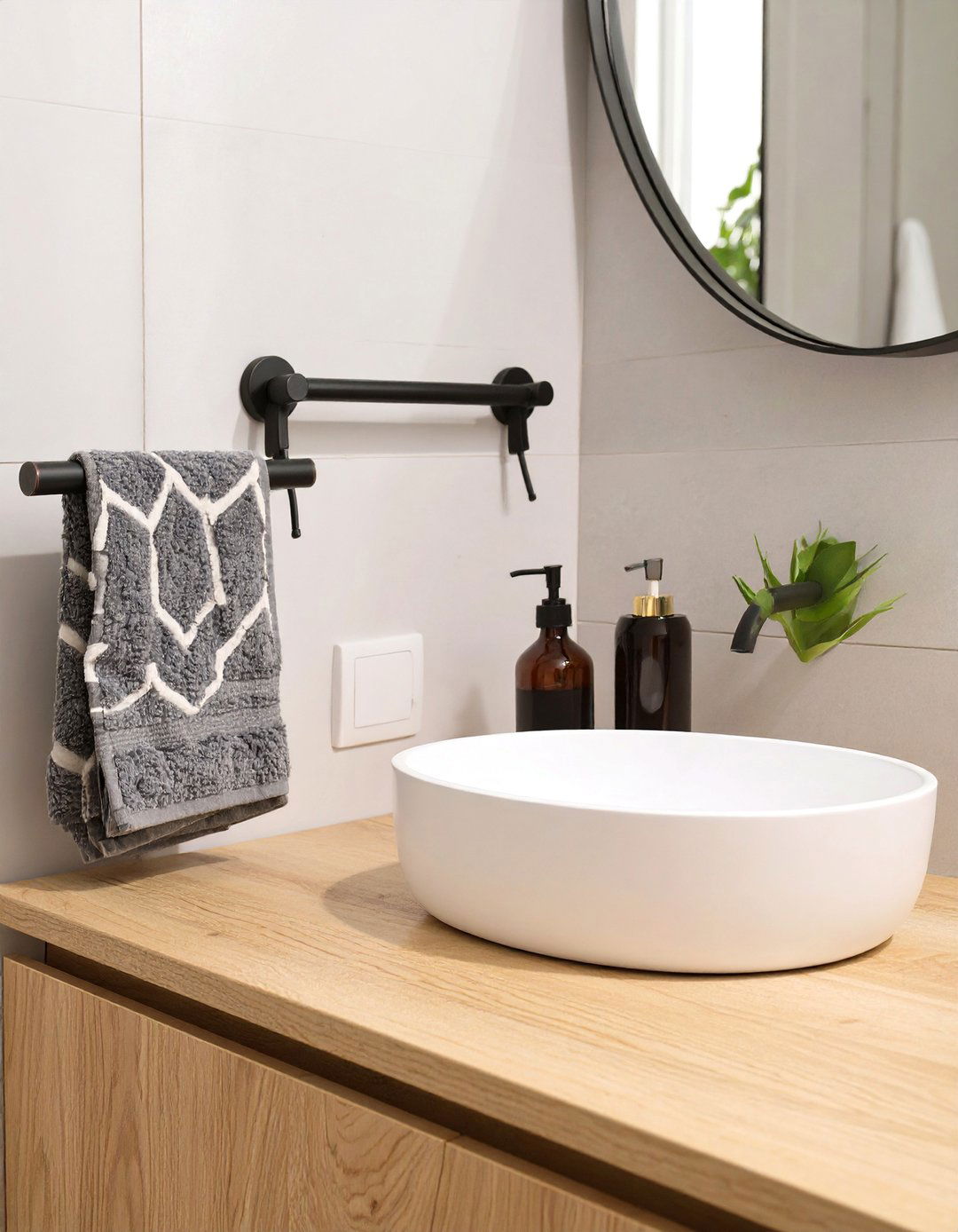 T Bar Style Towel Holder - 30 bathroom towel hooks ideas
