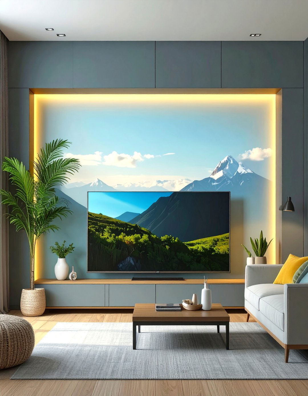 30 TV Wall Decor Ideas to Elevate Your Living Room - We Love Home Blog