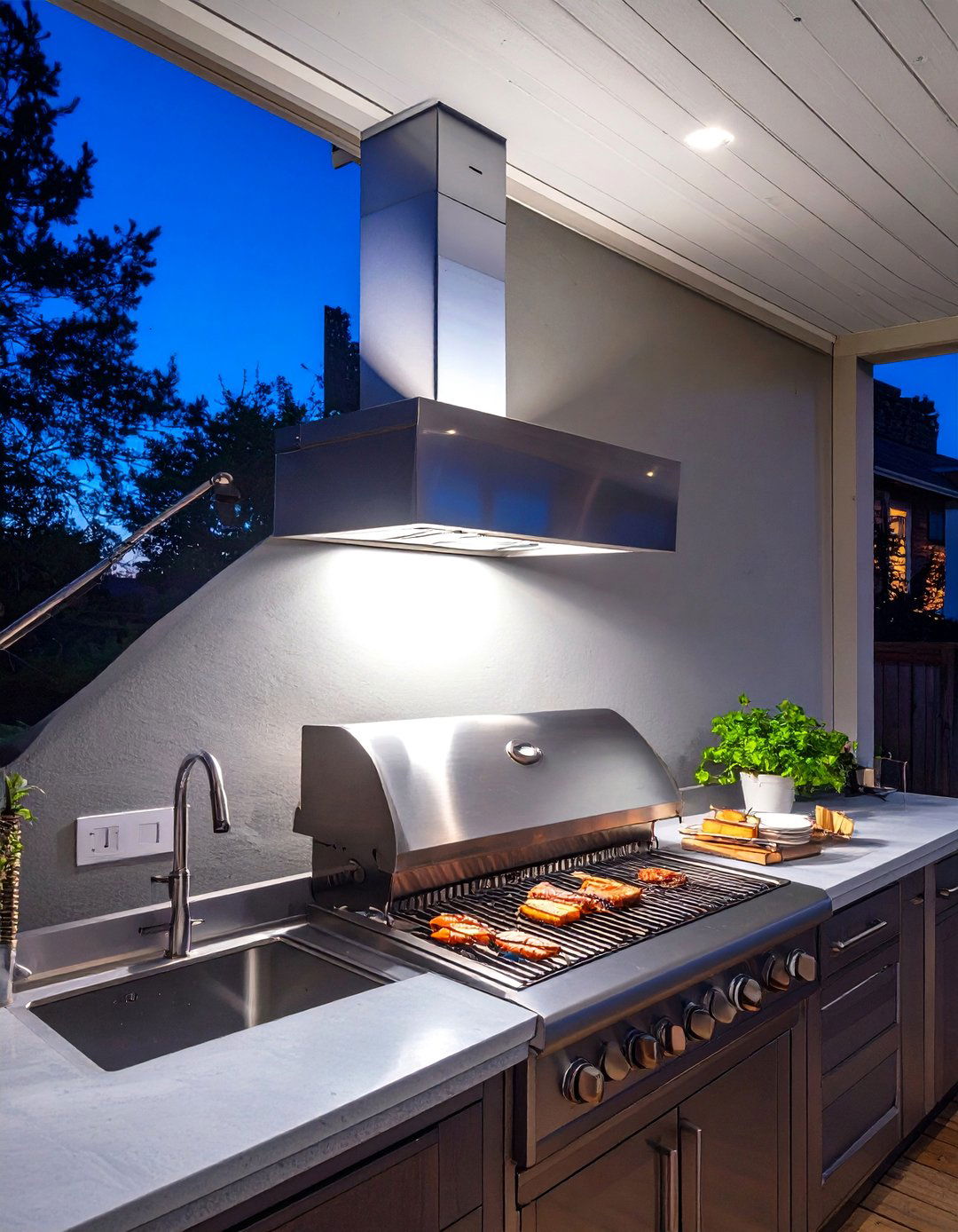 Task Lighting for Outdoor Kitchens - 30 deck lights ideas