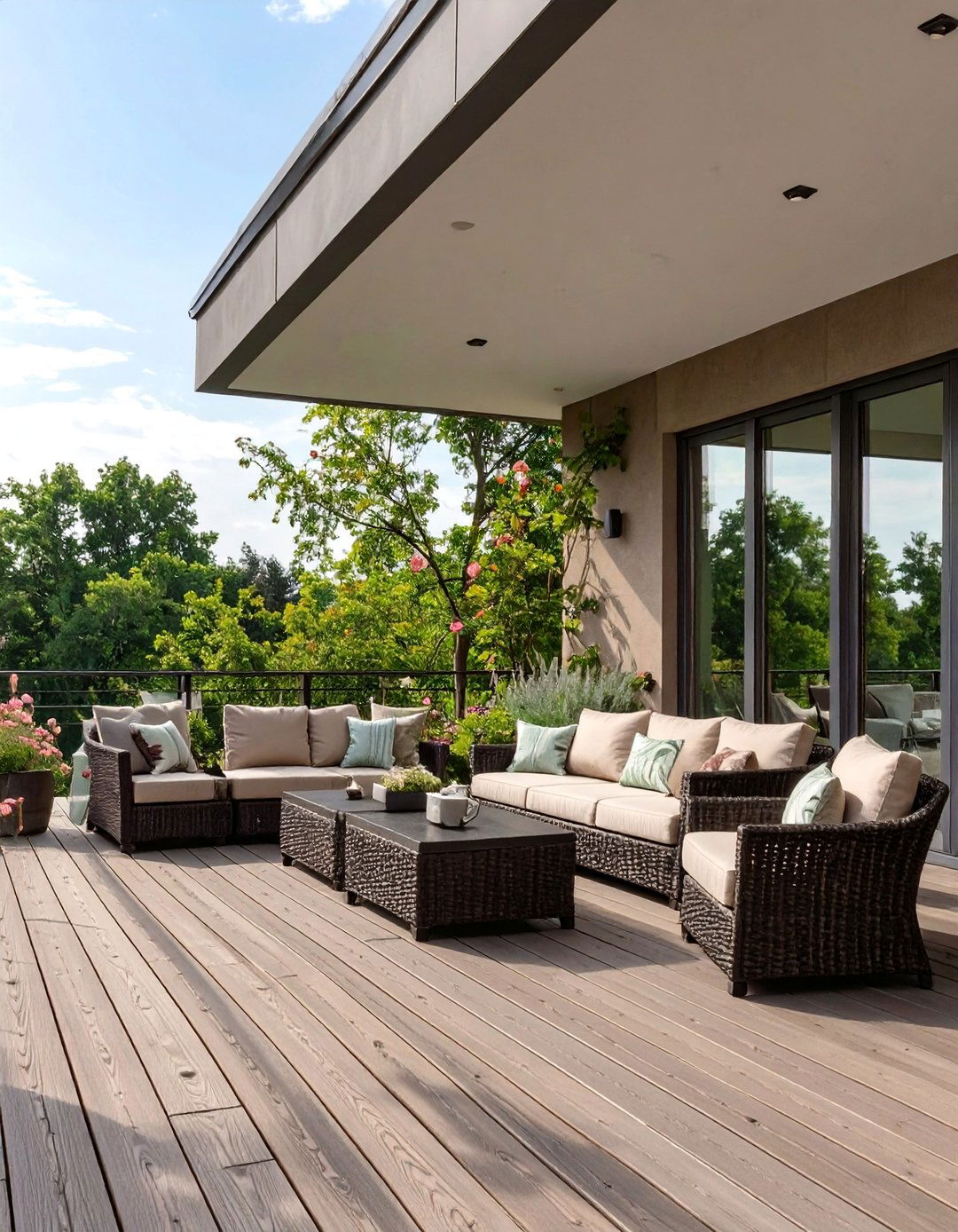 Taupe Deck Color Idea - 30 deck color ideas