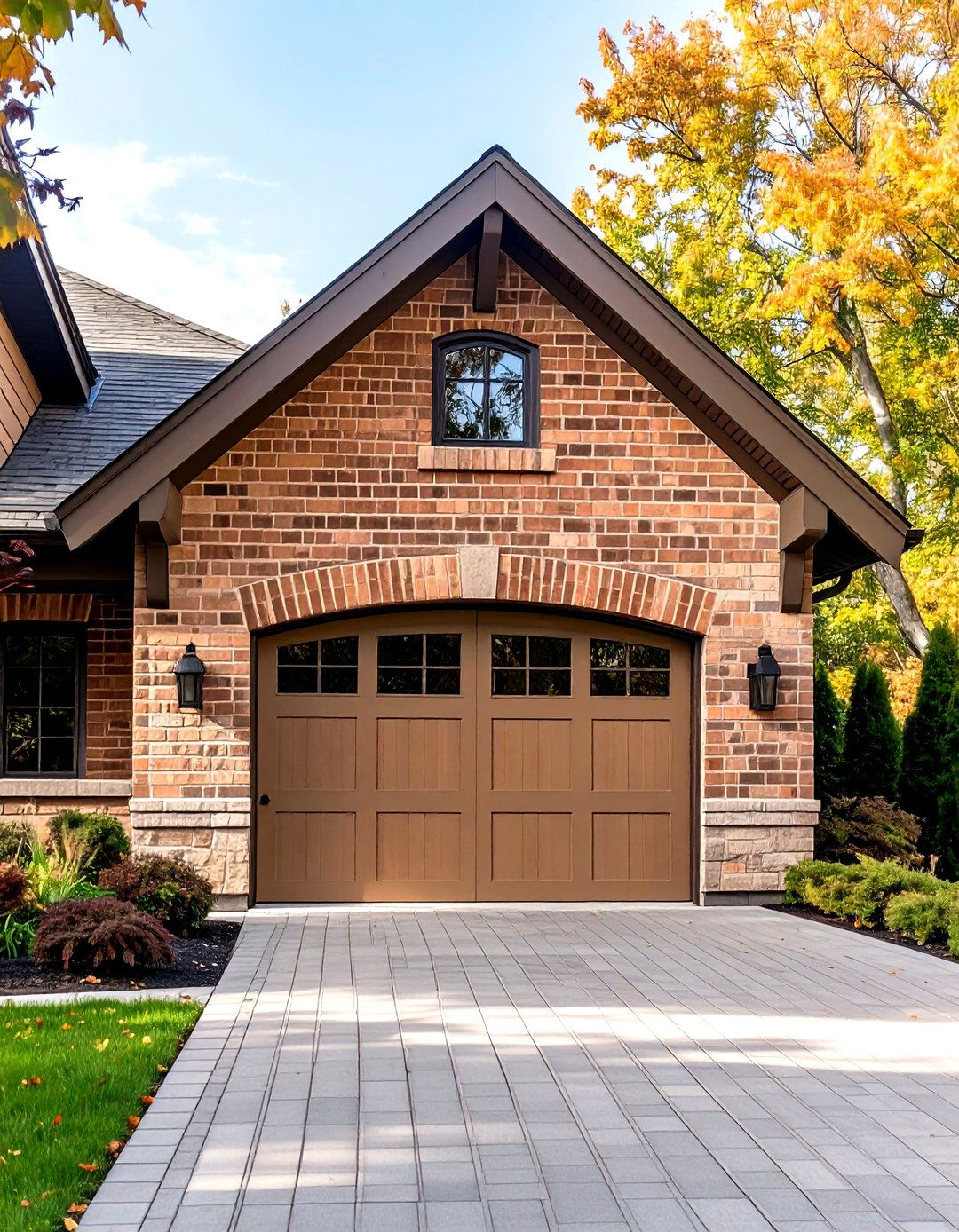 Taupe Garage Door Style - 30 garage door paint ideas