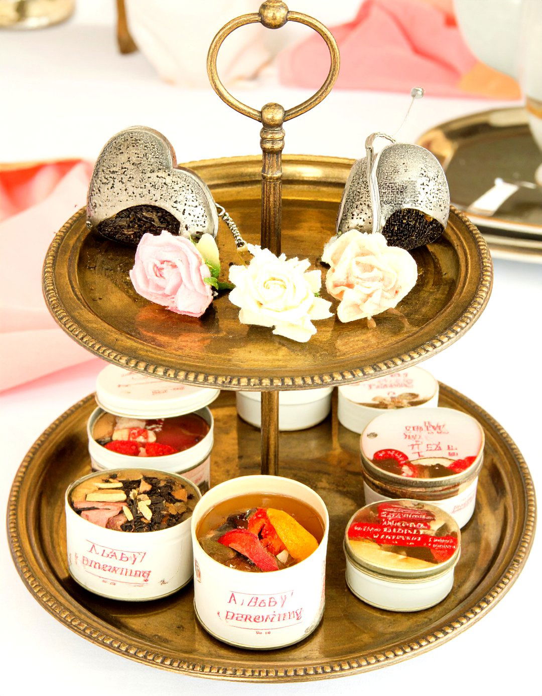 Tea Infuser with Custom Tea Blend - 30 baby shower favors ideas