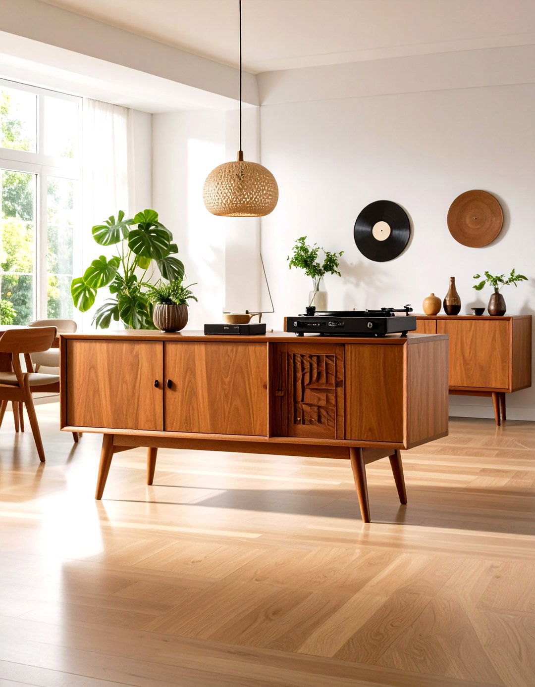 Teak Wood Sideboards and Credenzas - 30 retro interior design ideas