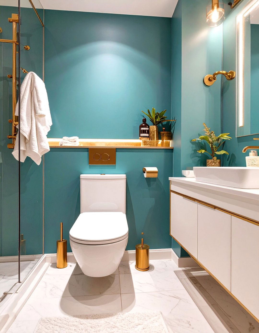 30 Small Bathroom Bathroom Color Ideas to Try Now