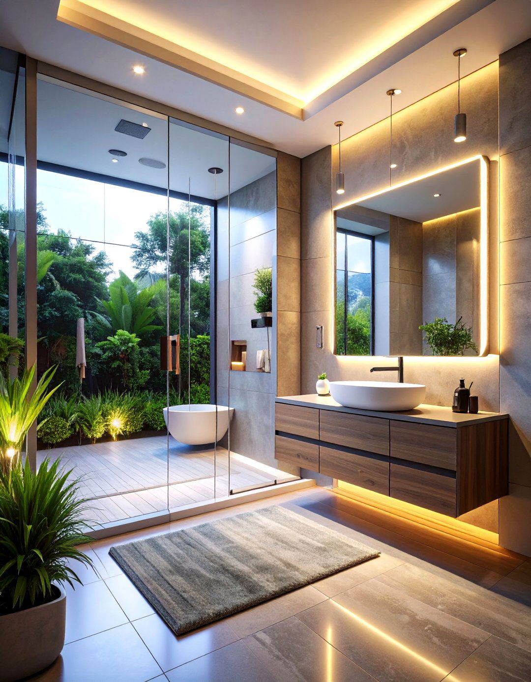 Tech Integrated Smart Bathroom - 30 2025 bathroom ideas