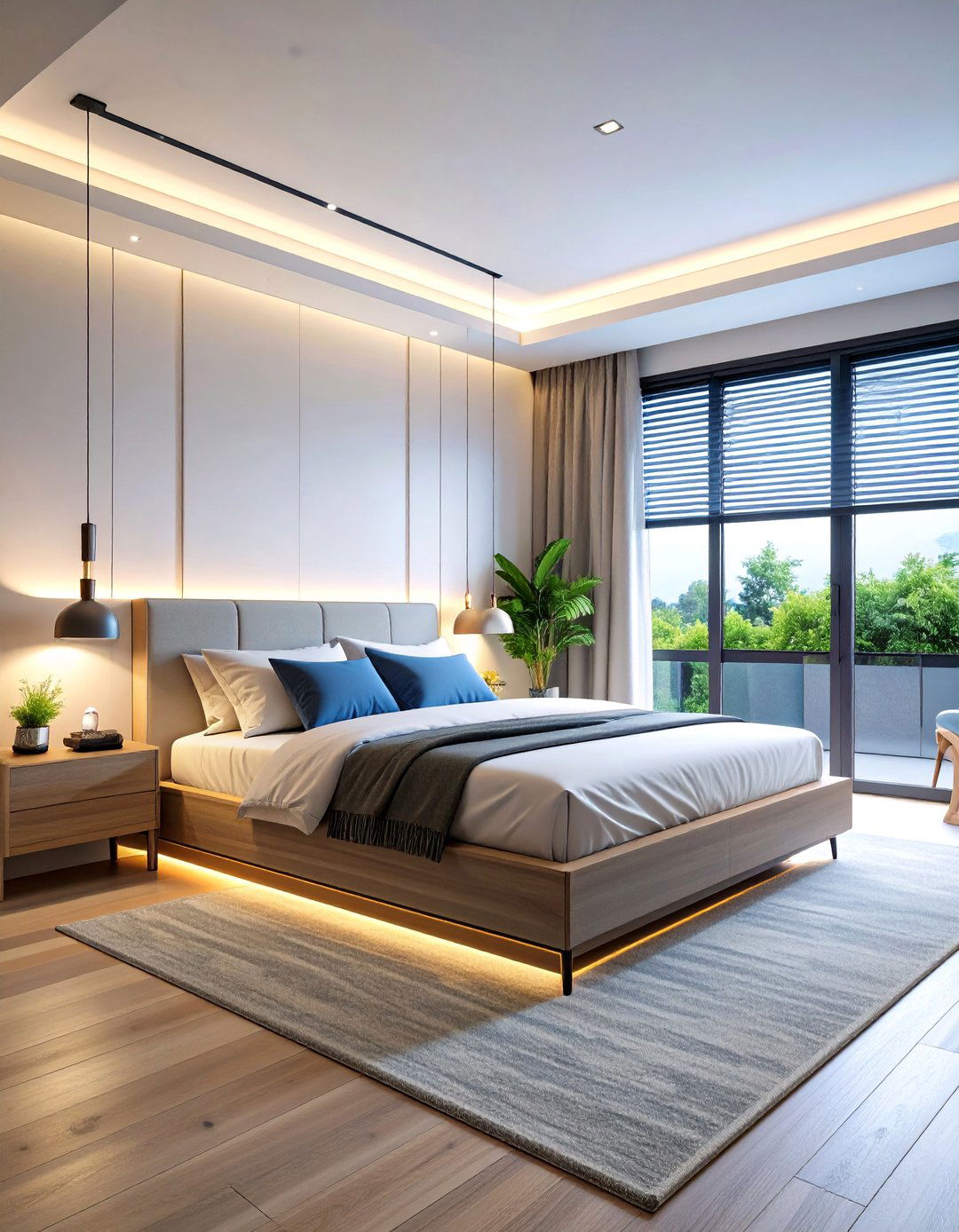 Tech Integrated Smart Bedroom - 30 adult bedroom ideas