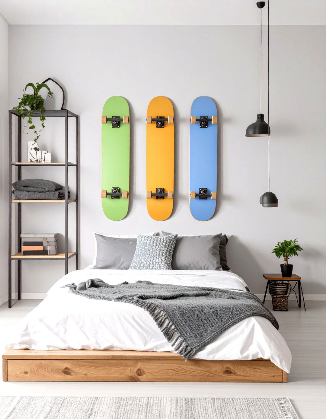 Teen Bedroom with a Skater Inspired Aesthetic - 30 teen girls bedroom ideas