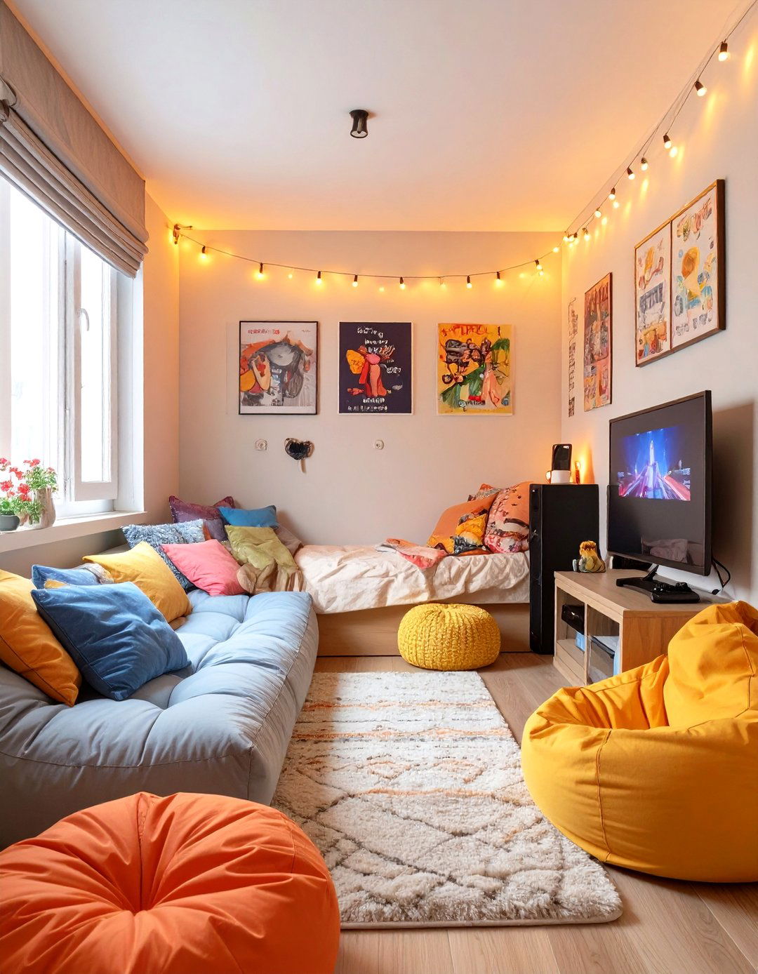 Teen Hangout Lounge - 30 spare bedroom ideas