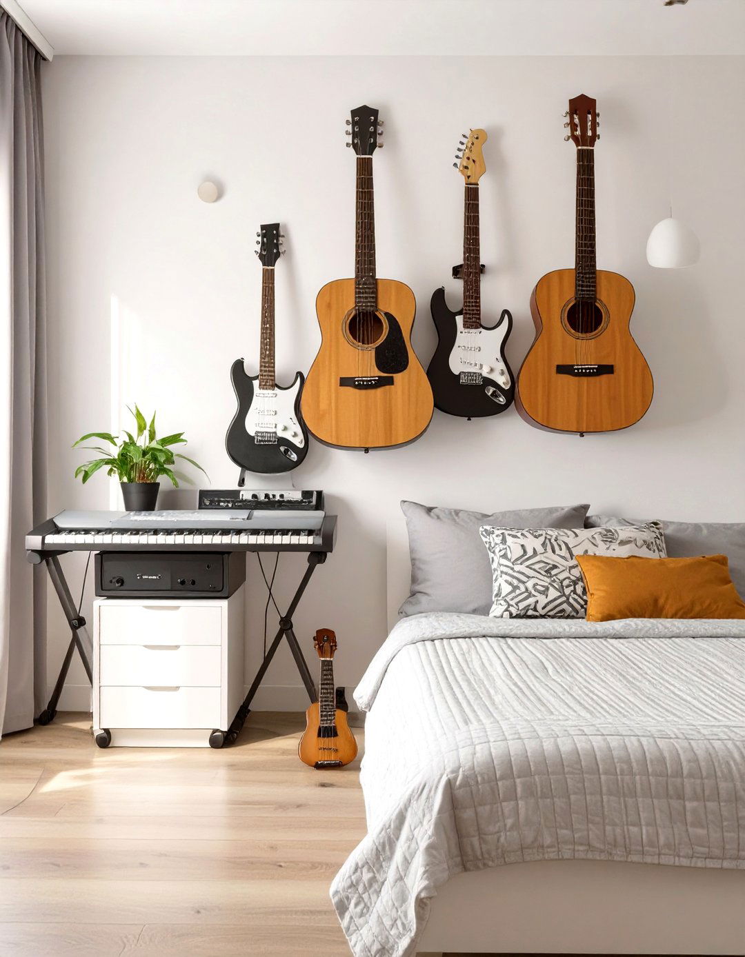 Teenage Boy Bedroom Designed for a Musician - 30 teenage boy bedroom ideas