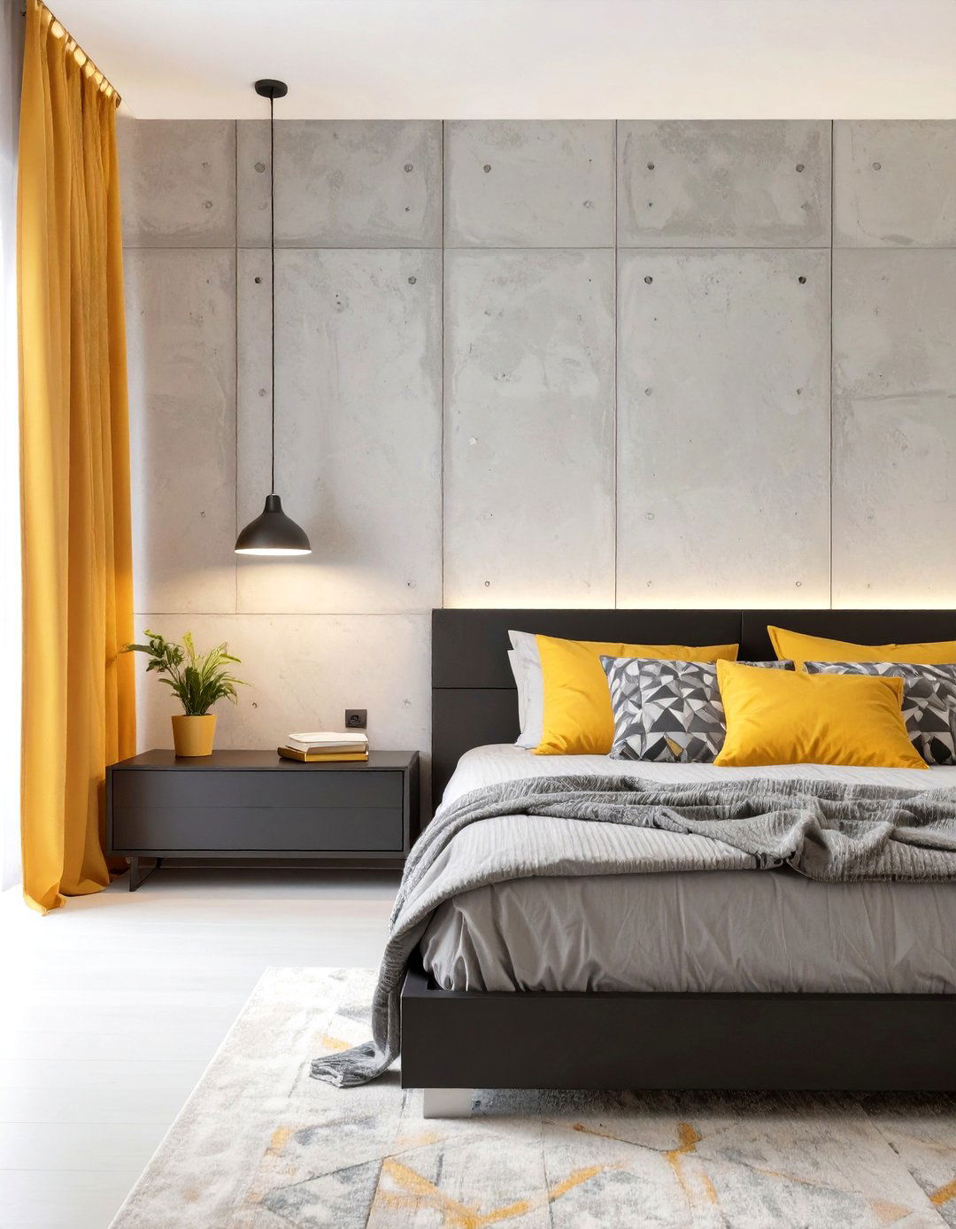 Teenage Boy Bedroom with Textured Wall Finishes - 30 teenage boy bedroom ideas