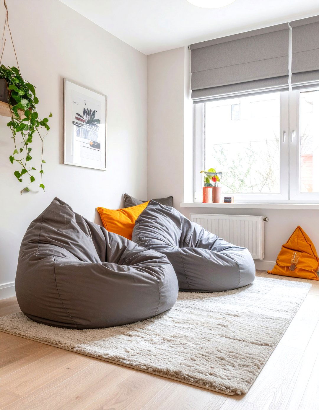 Teenage Boys Room with a Bean Bag Lounging Area - 30 teenage boys room ideas