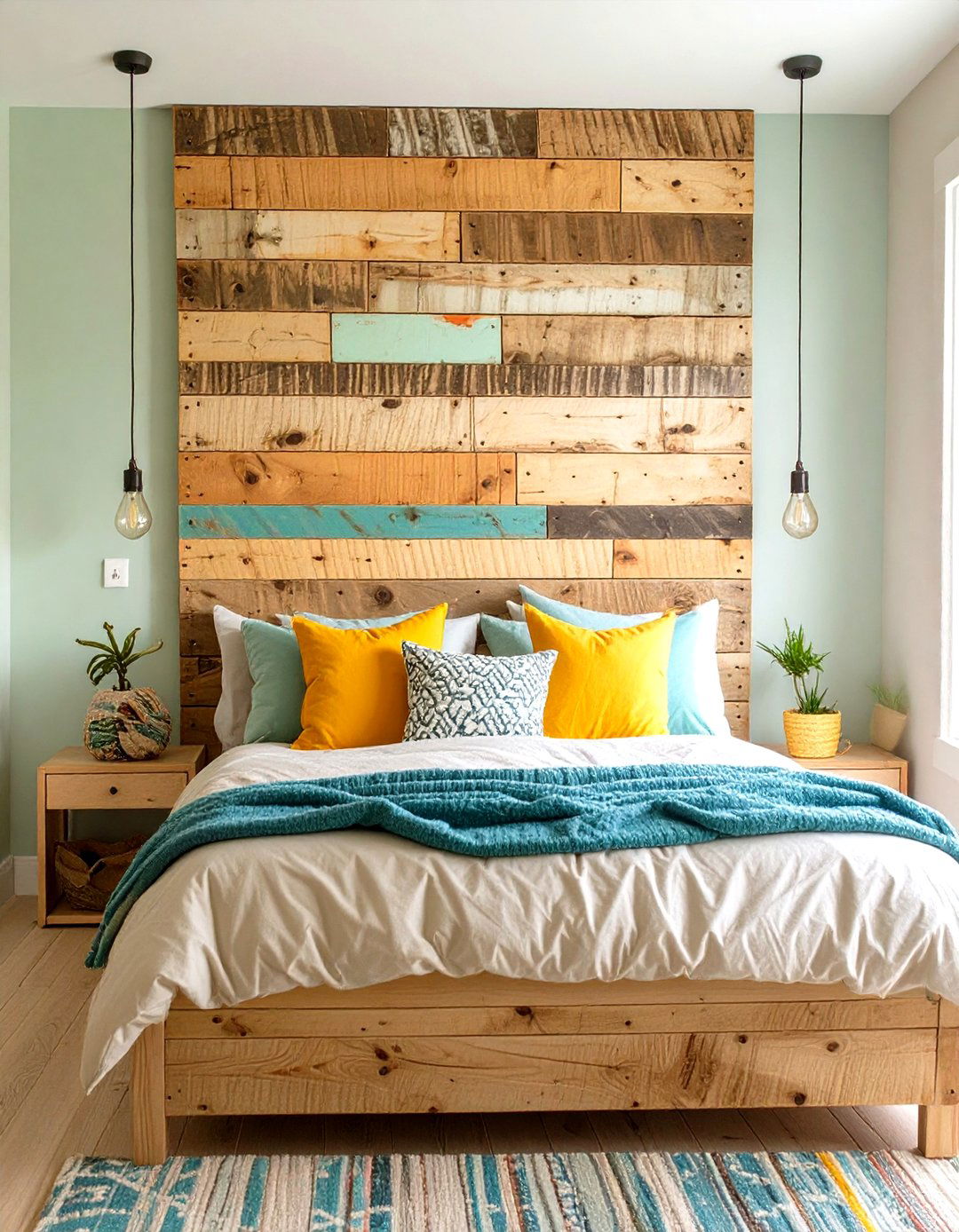 Teenage Boys Room with a DIY Headboard Project - 30 teenage boys room ideas