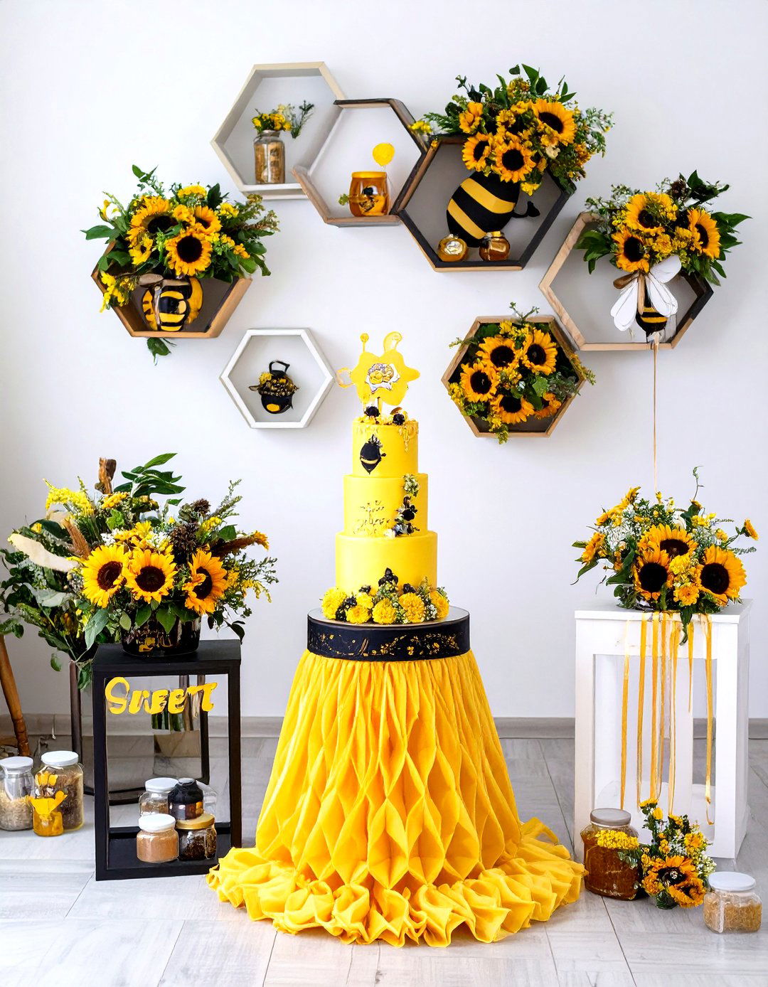 Tema de Pequea Abejita - 30 ideas para baby shower