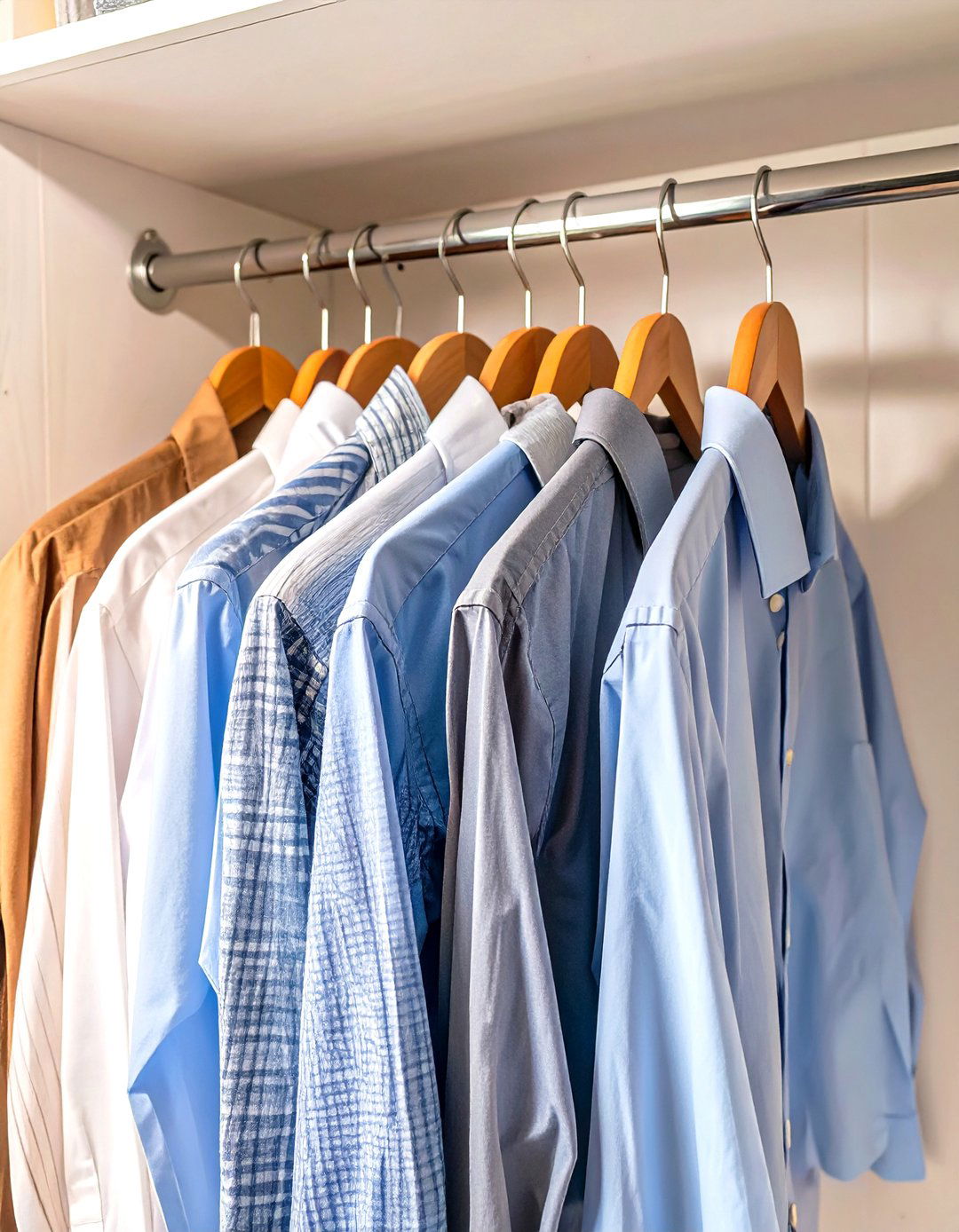 Tension Rods for Extra Hanging Space - 30 small bedroom closet ideas