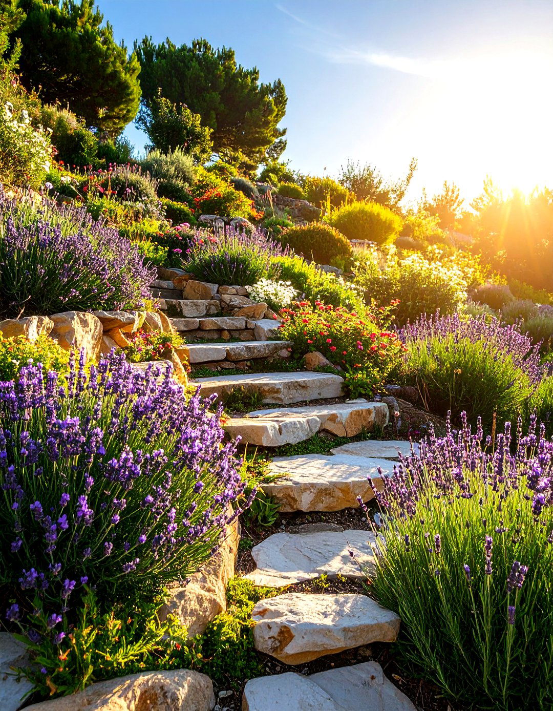 Terraced Slope Garden Bed - 30 garden beds ideas