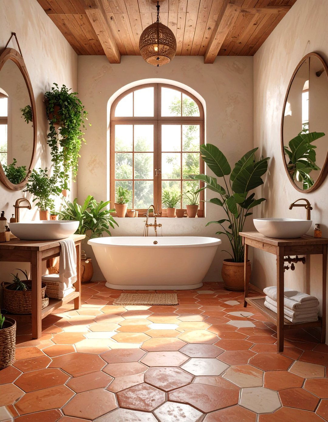 Terracotta Bathroom Floor Tiles - 30 bathroom tiles design images ideas