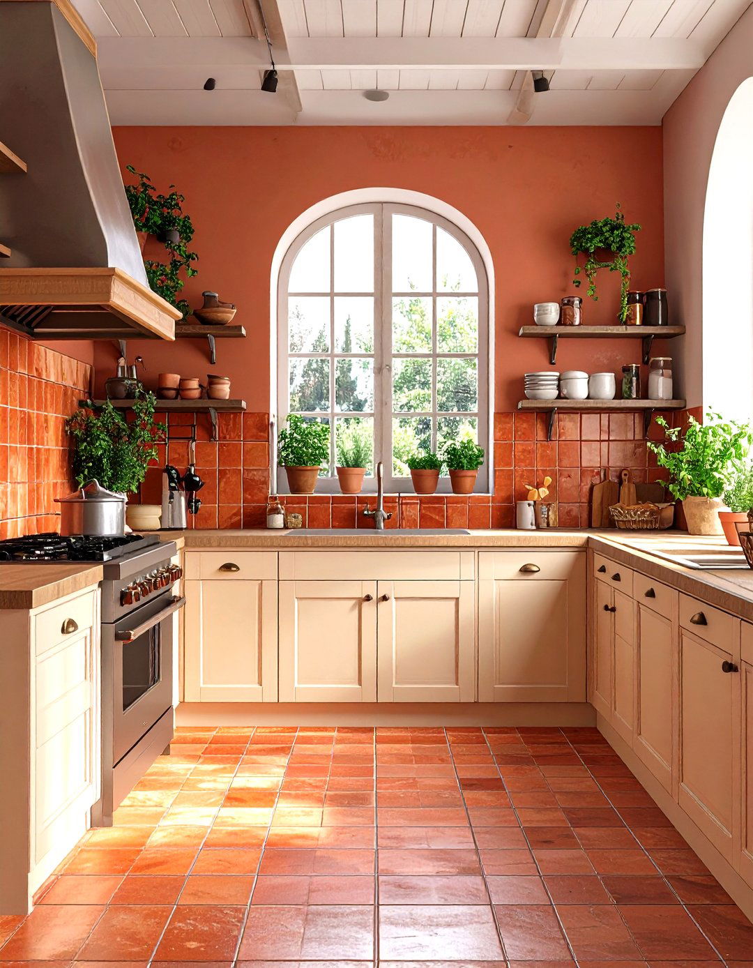 Terracotta Tile Kitchen Wall - 30 kitchen wall ideas
