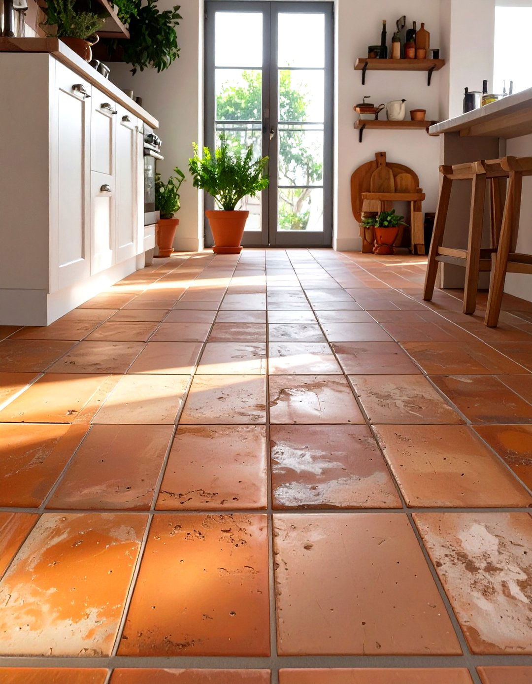 Terracotta Tiles - 30 sustainable interior design ideas
