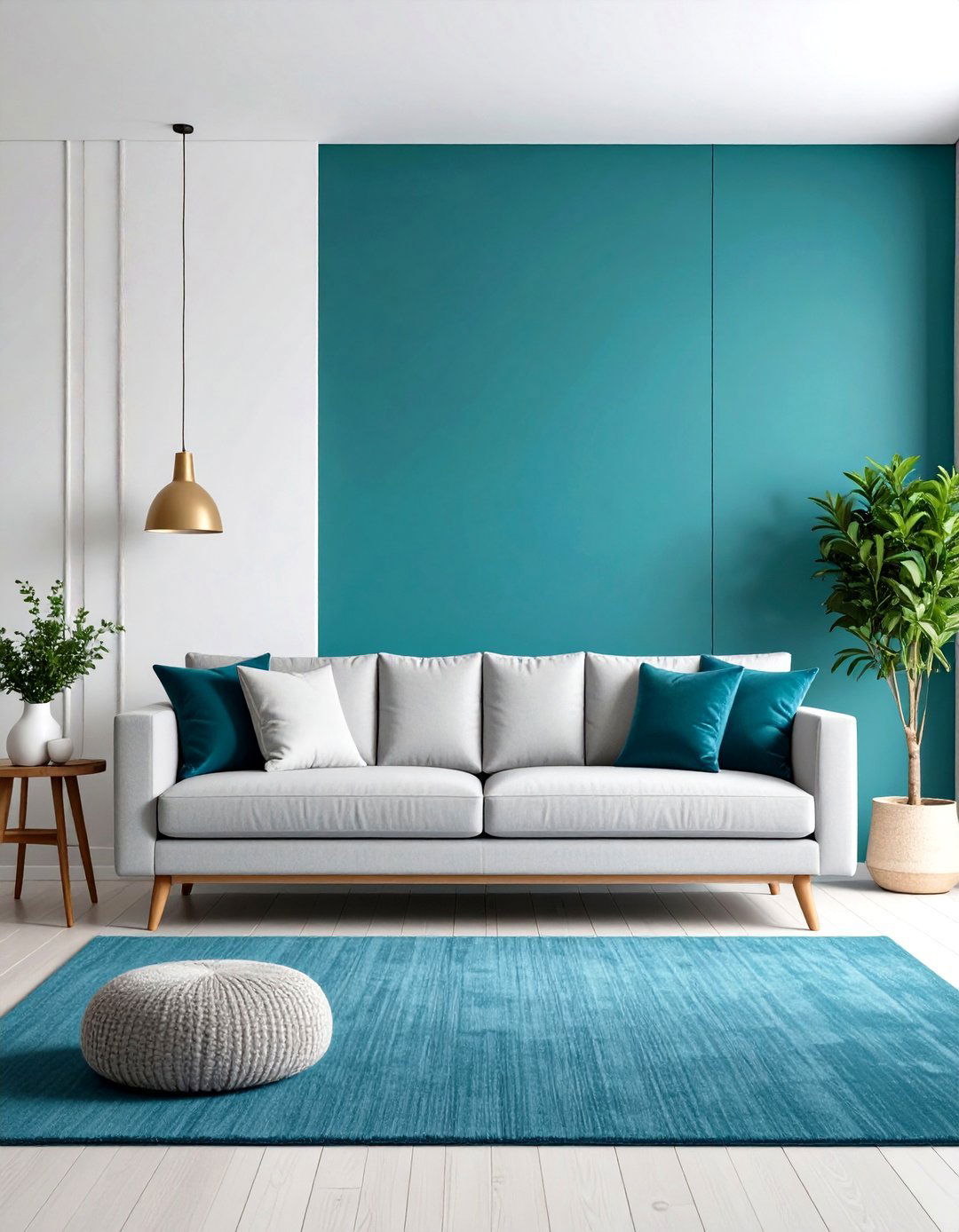 Terracotta and Earth Tones Living Room - 30 light grey couch living room ideas