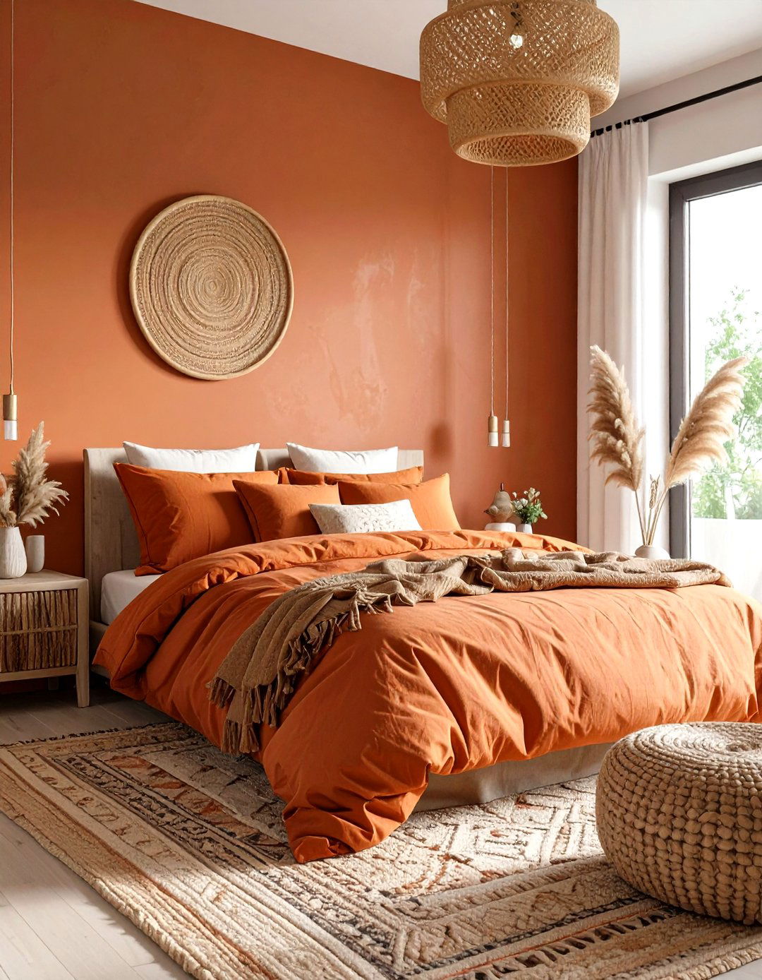 Terracotta and Earthy Tones Bedroom - 30 women bedroom ideas