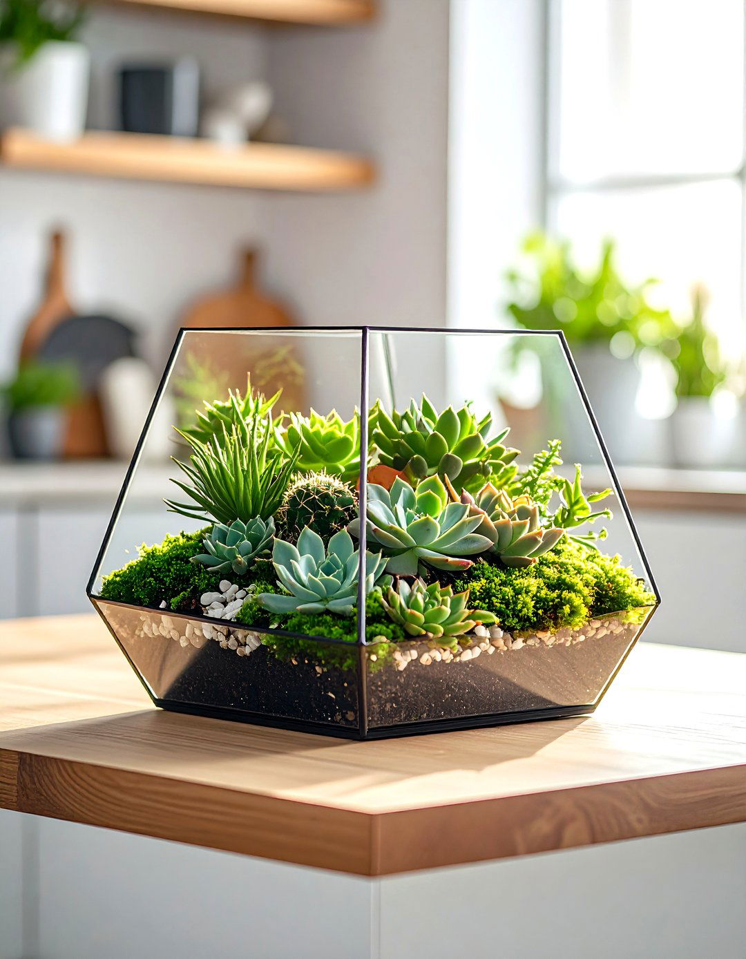 Terrarium Kitchen Table Display - 30 kitchen table centerpiece ideas