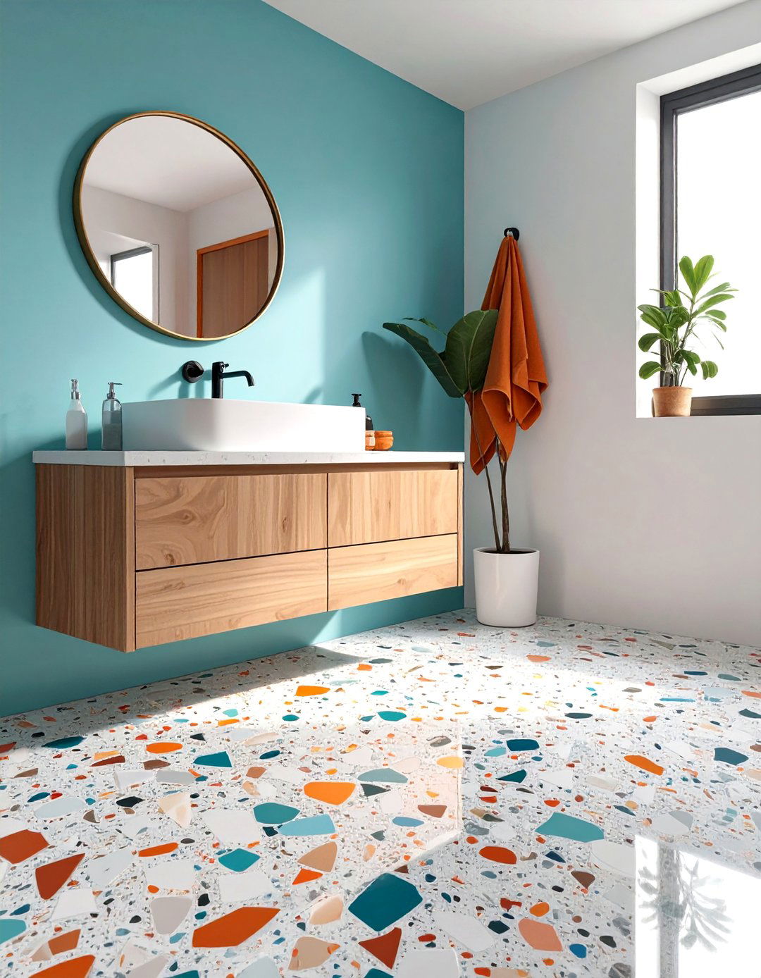 Terrazzo Bathroom Floors - 30 bathroom floors ideas
