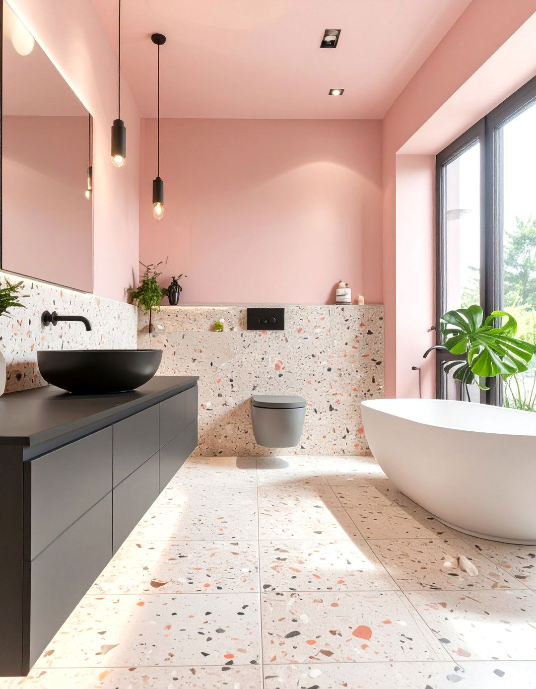 Terrazzo Bathroom Wall and Floor Tiles - 30 bathroom tiling ideas