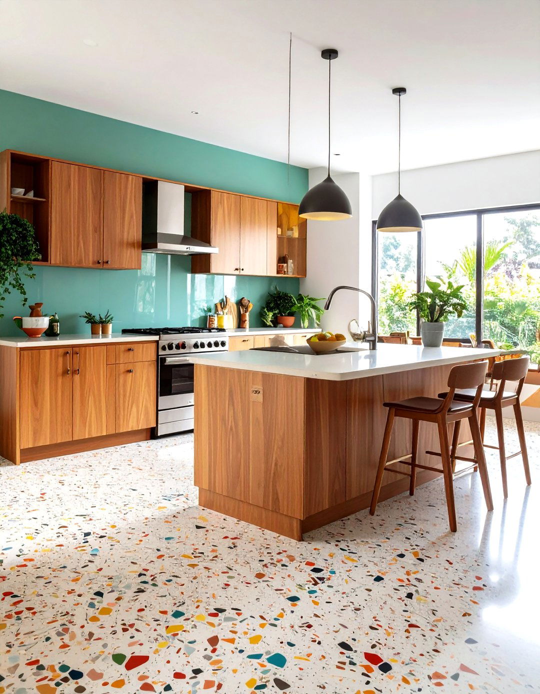 Terrazzo Kitchen Floor - 30 kitchen floor ideas