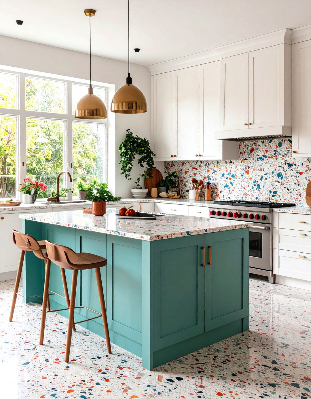 Terrazzo Kitchen Surfaces - 30 latest kitchen designs