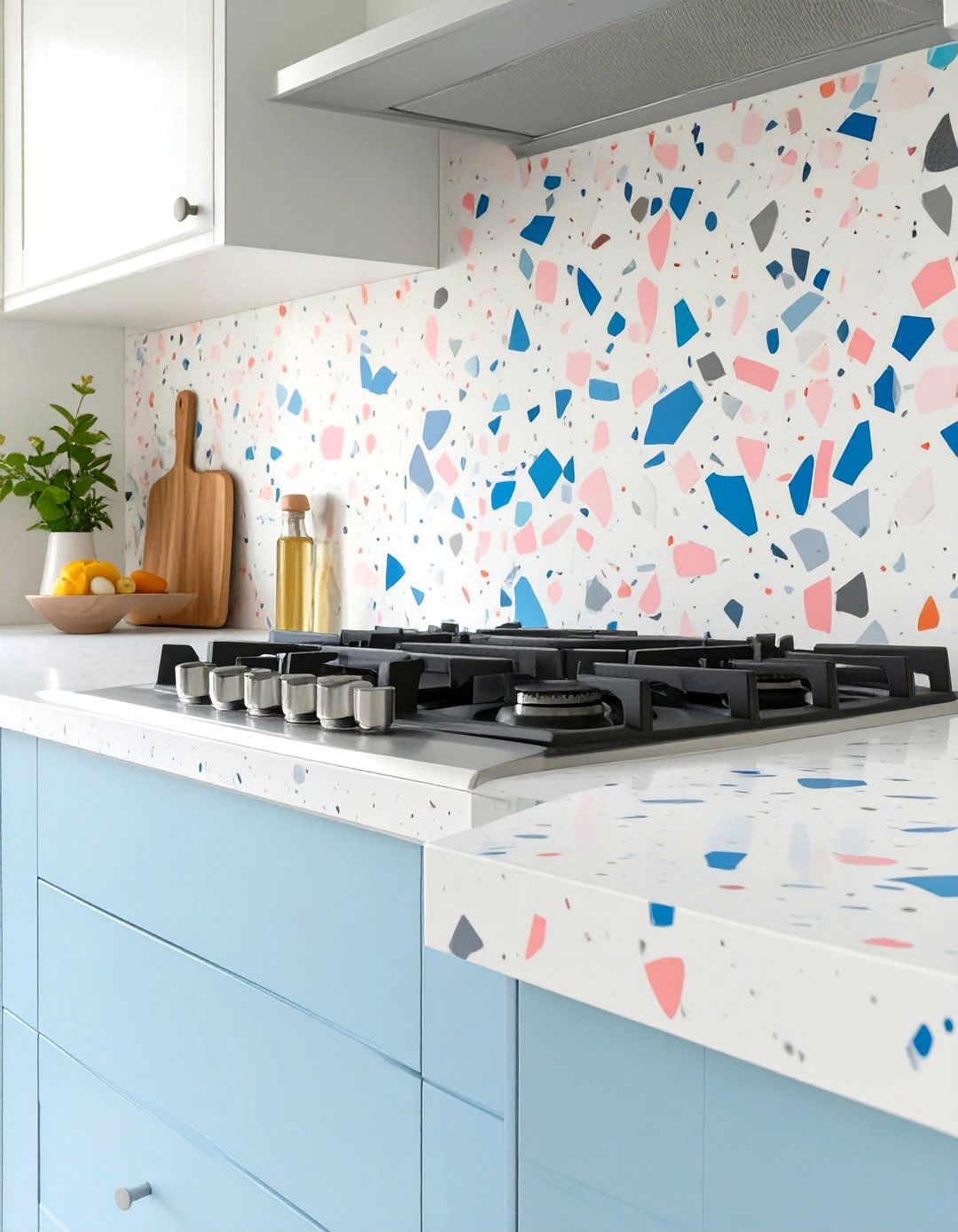 Terrazzo Stove Backsplash - 30 stove backsplash ideas