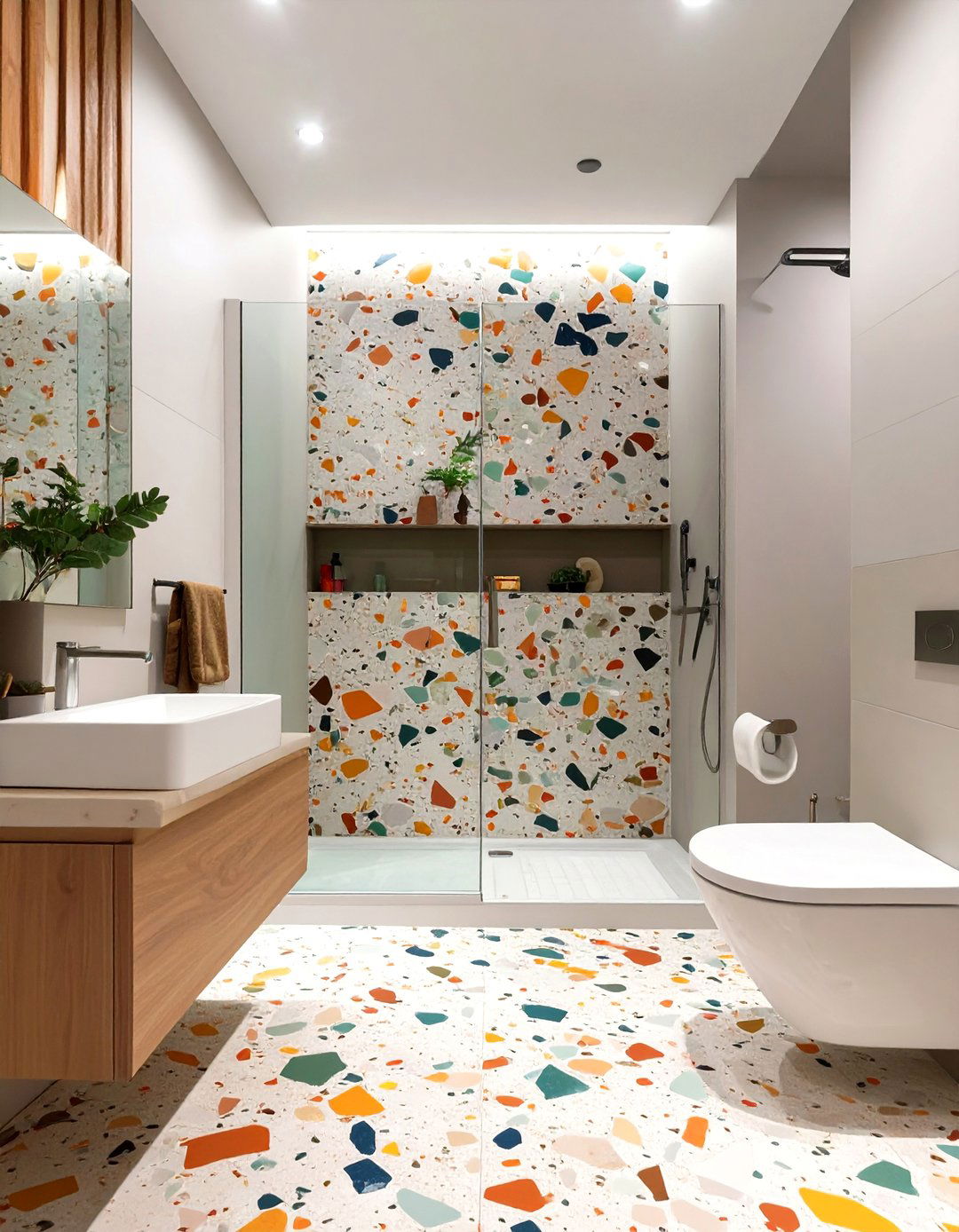 Terrazzo Tile Bathroom Visualizer - 30 bathroom design tool ideas
