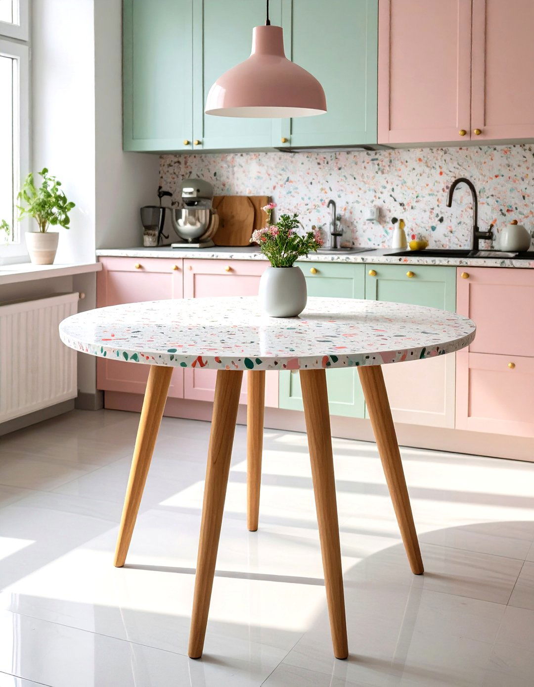 Terrazzo Top Kitchen Tables - 30 what are the most popular kitchen table trends ideas