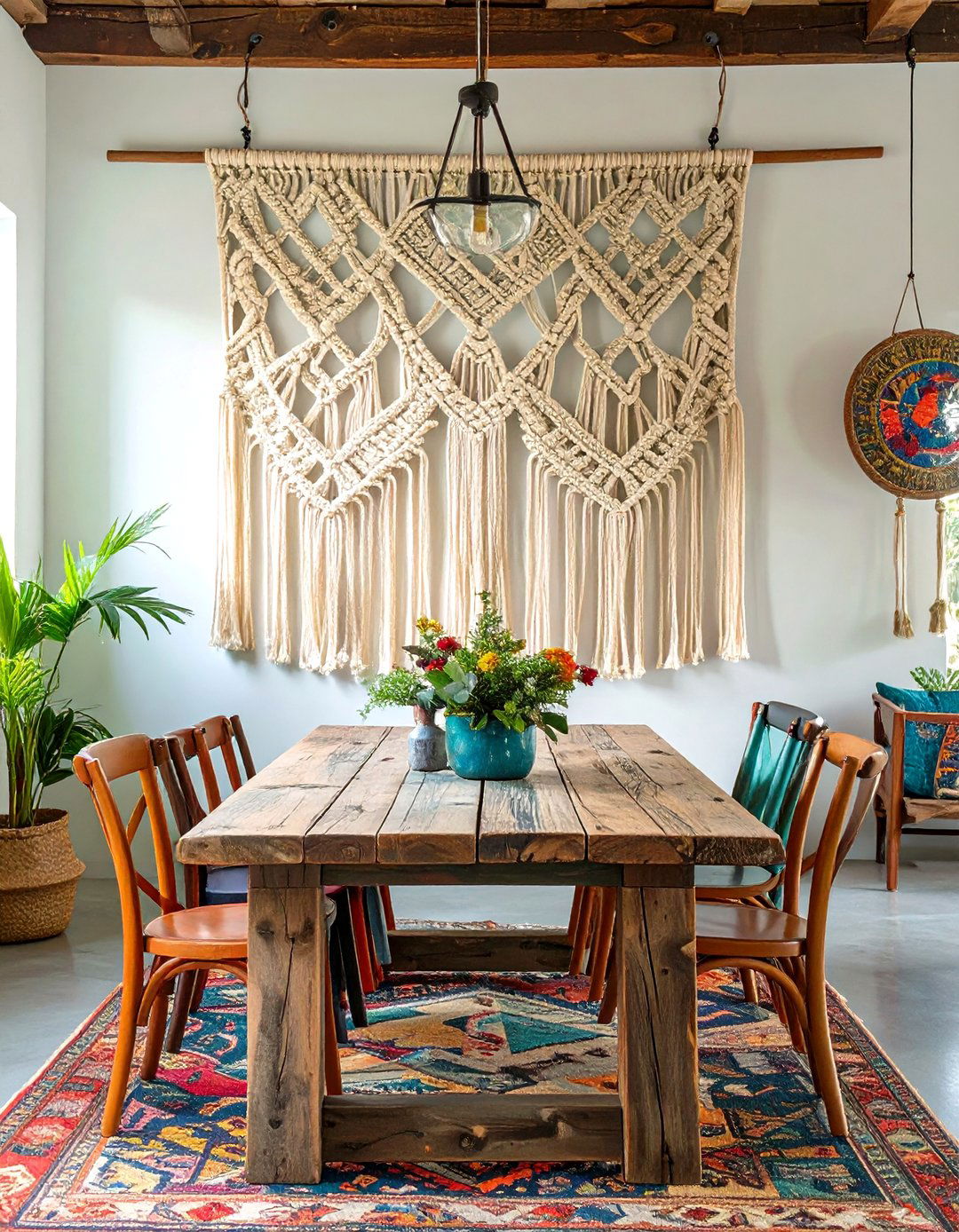 Textural Wall Hanging - 30 dining room art ideas