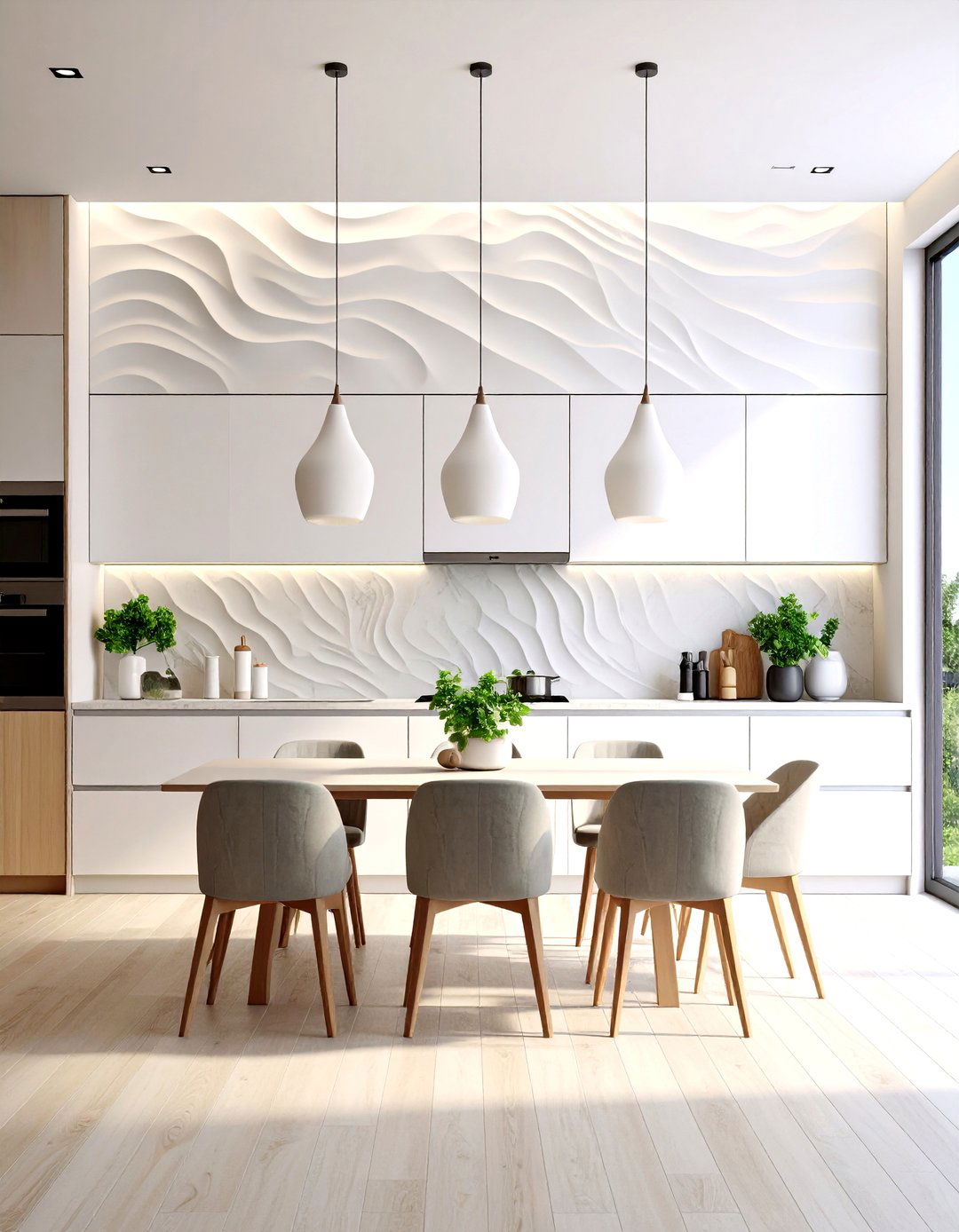 Textured D Wall Panel Kitchen Wall - 30 kitchen wall ideas
