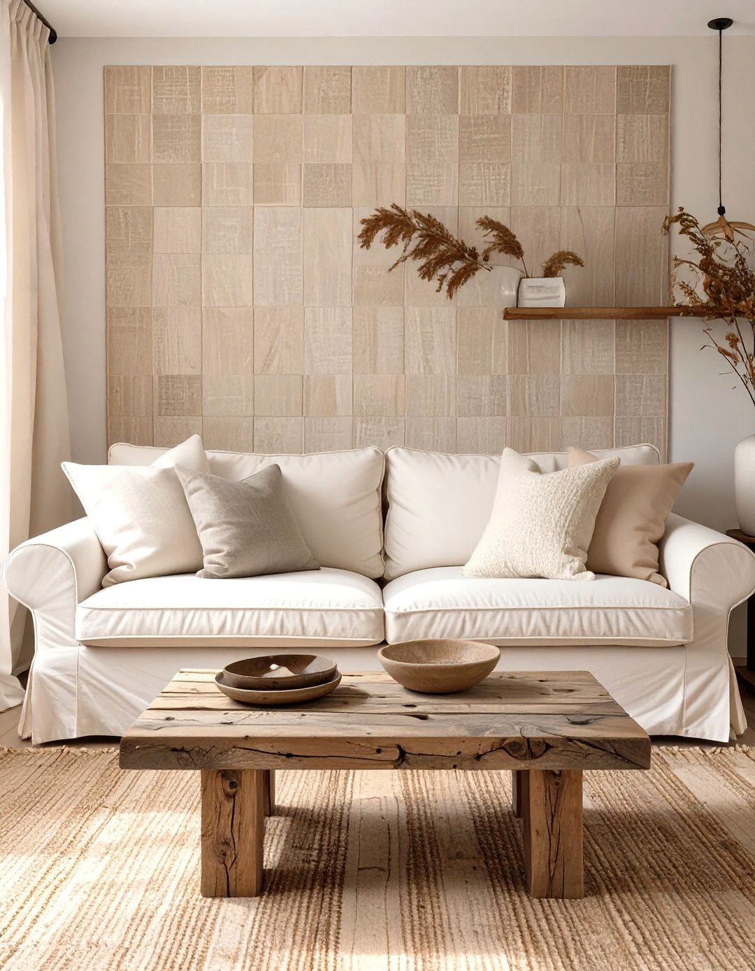 Textured Linen Weave Living Room Wallpaper - 30 classy wallpaper designs for living room