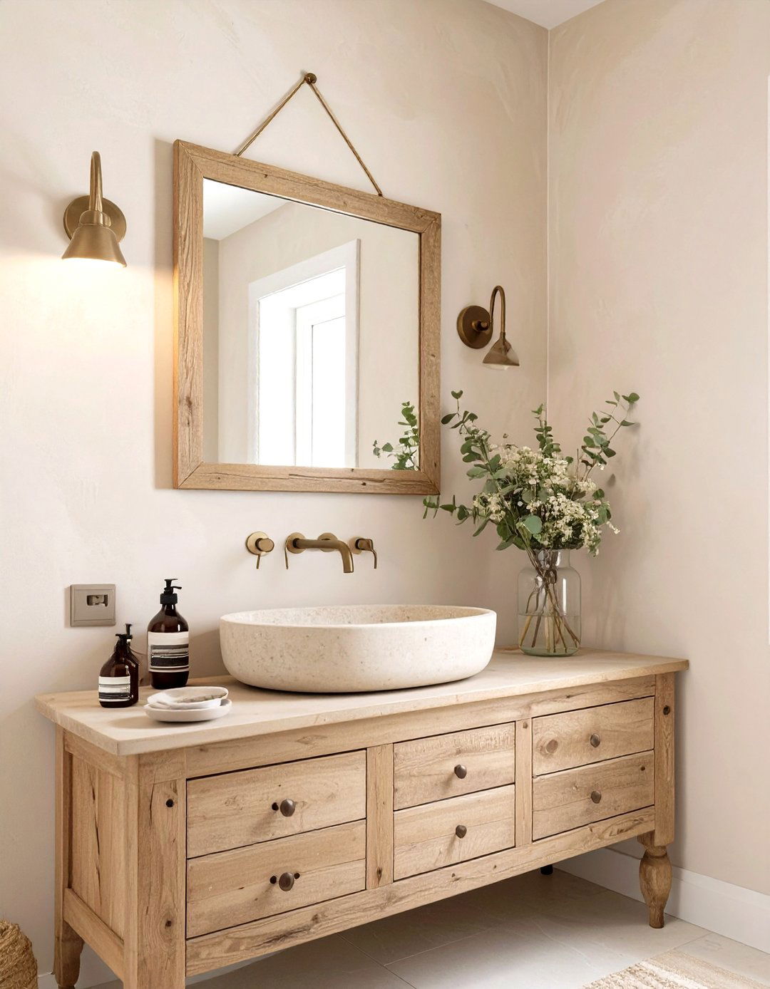 Textured Plaster Half Bathroom - 30 modern half bathroom ideas