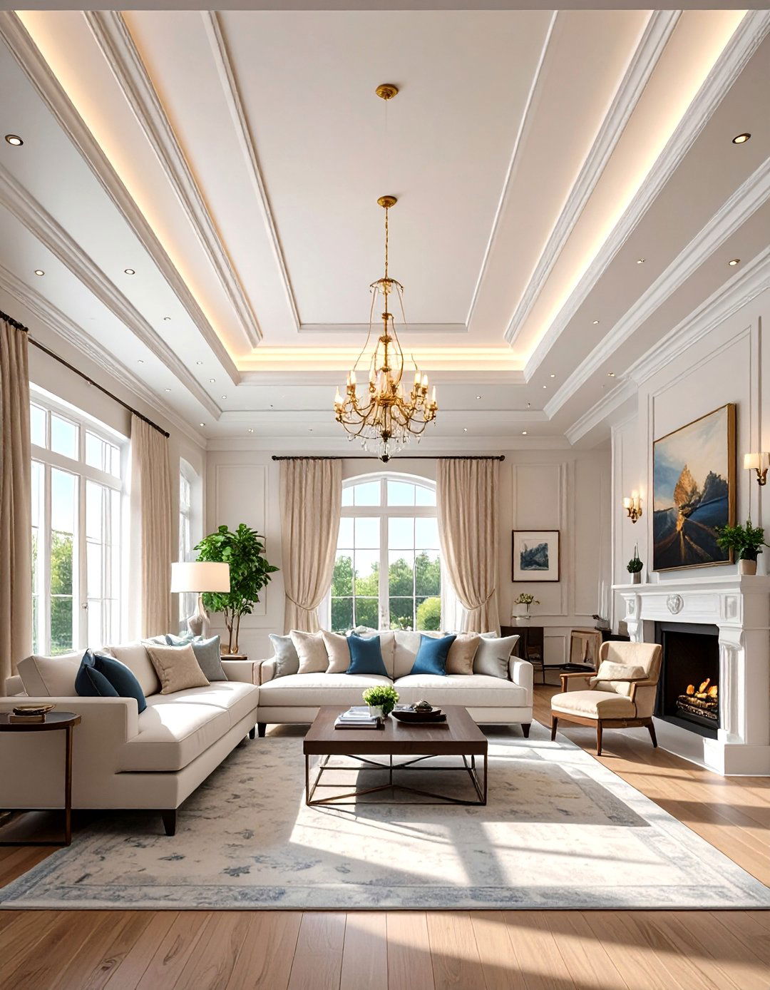 Textured Popcorn Ceiling Removal and Skim Coat - 30 ceiling ideas for living room