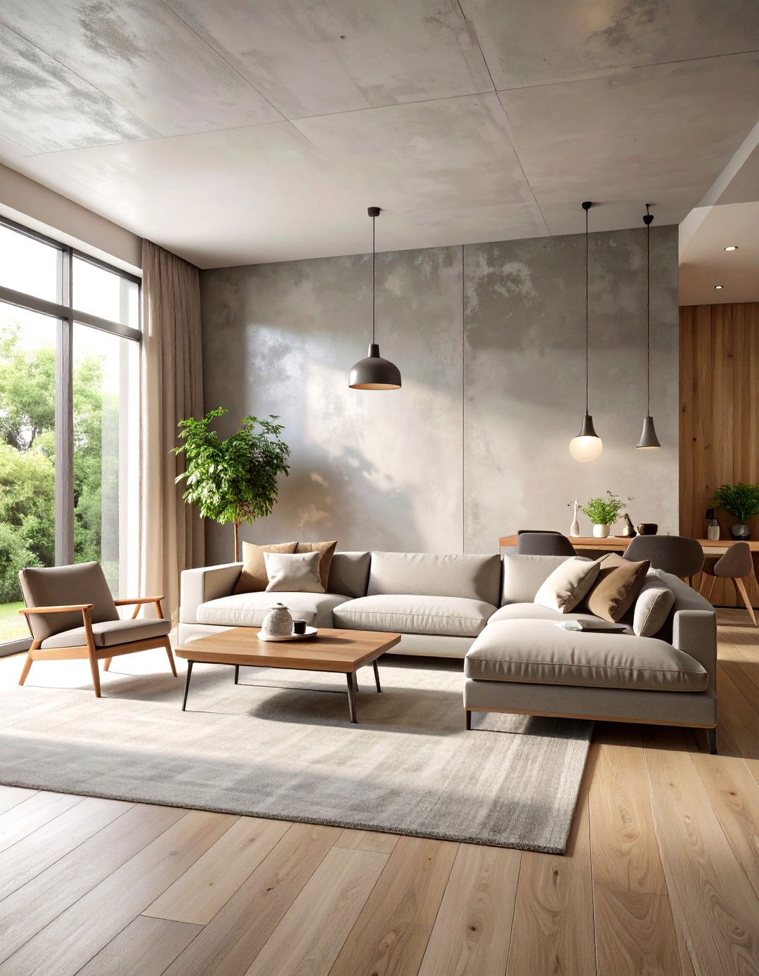 Textured Wall Finish Living Room - 30 living room high ceiling wall decor ideas