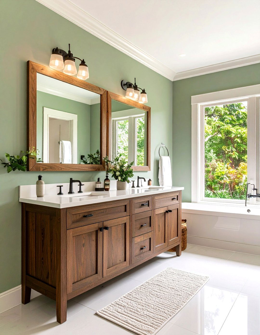 Textured Wall Finish in a Powder Bathroom - 30 powder bathroom ideas